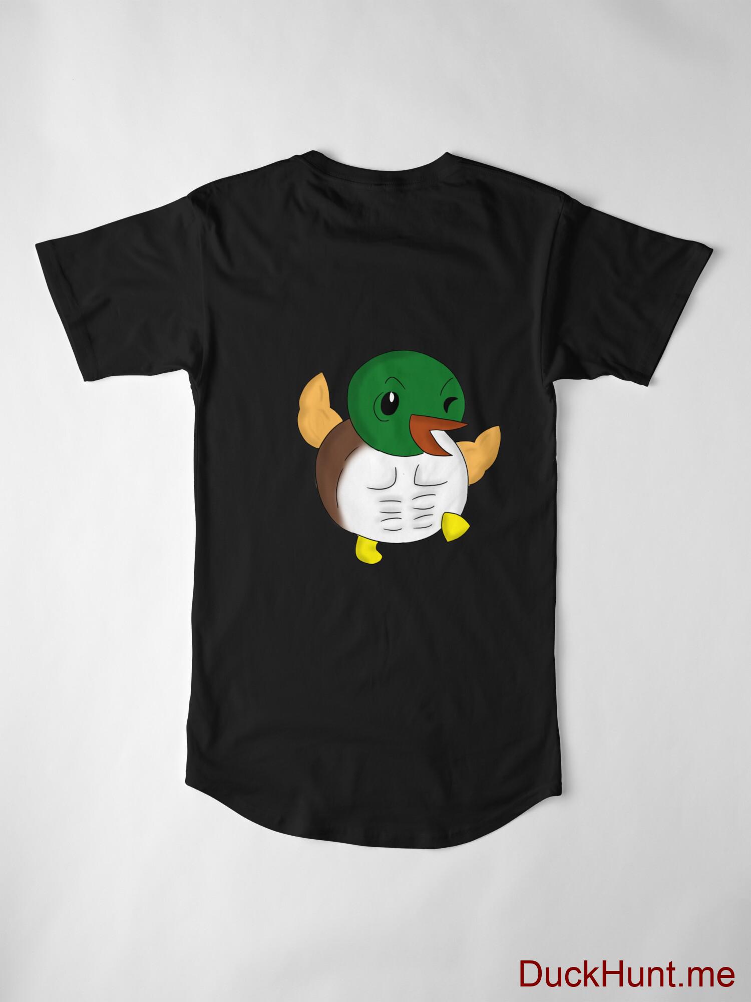 Super duck Black Long T-Shirt (Back printed) alternative image 2