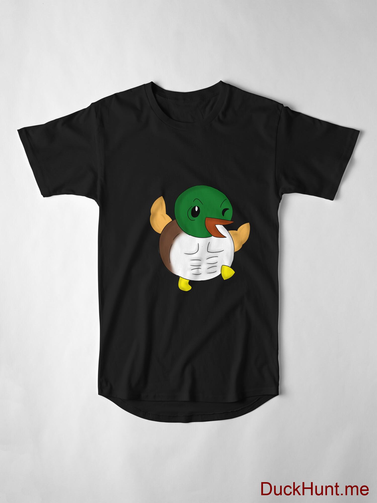 Super duck Black Long T-Shirt (Front printed) alternative image 3