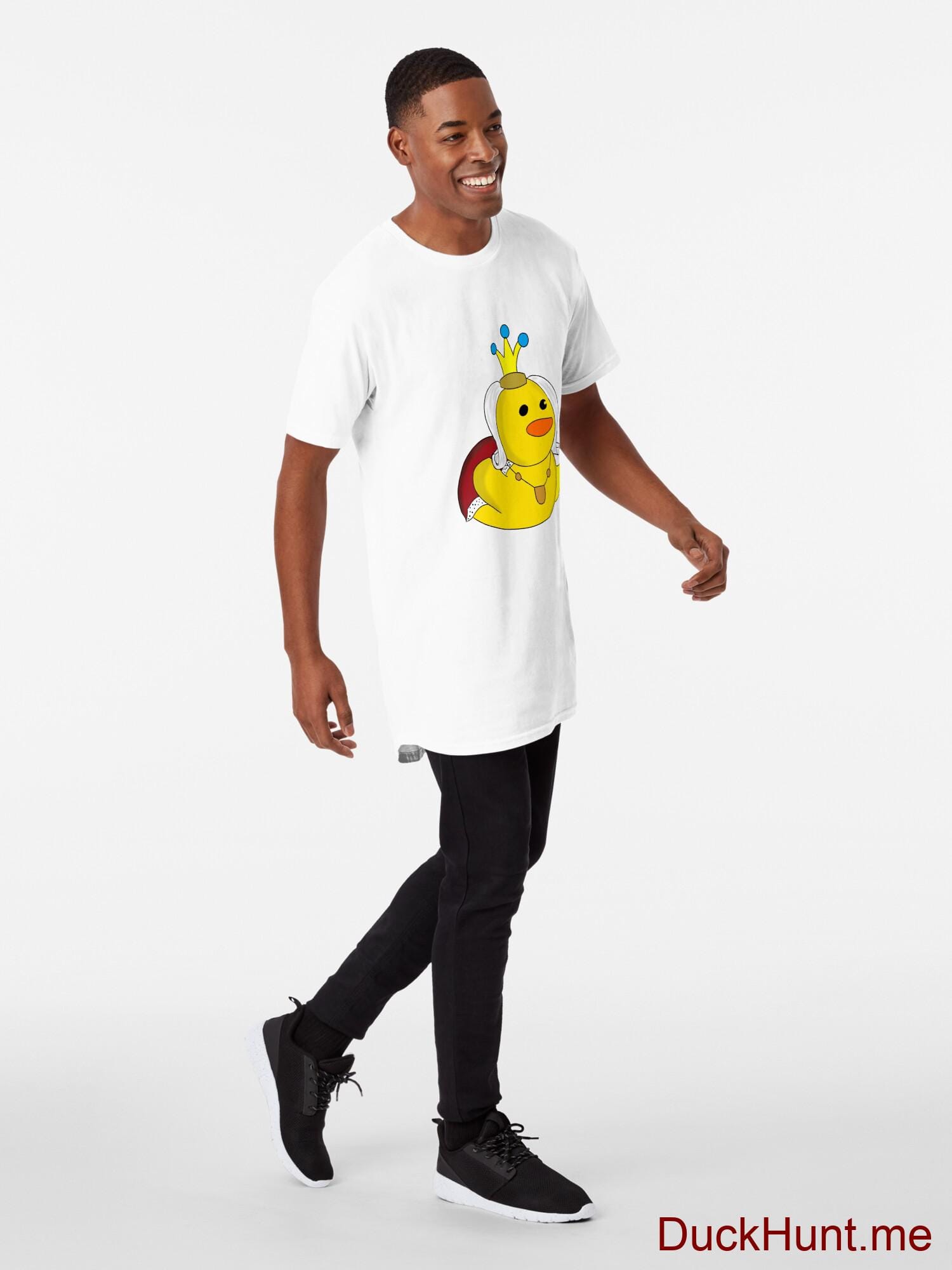 Royal Duck White Long T-Shirt (Front printed) alternative image 2