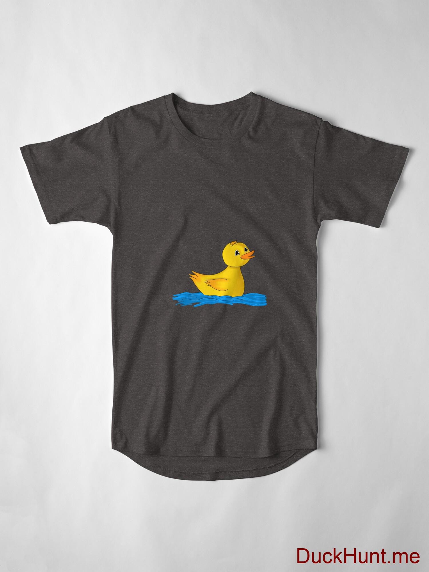 Plastic Duck Charcoal Heather Long T-Shirt (Front printed) alternative image 3