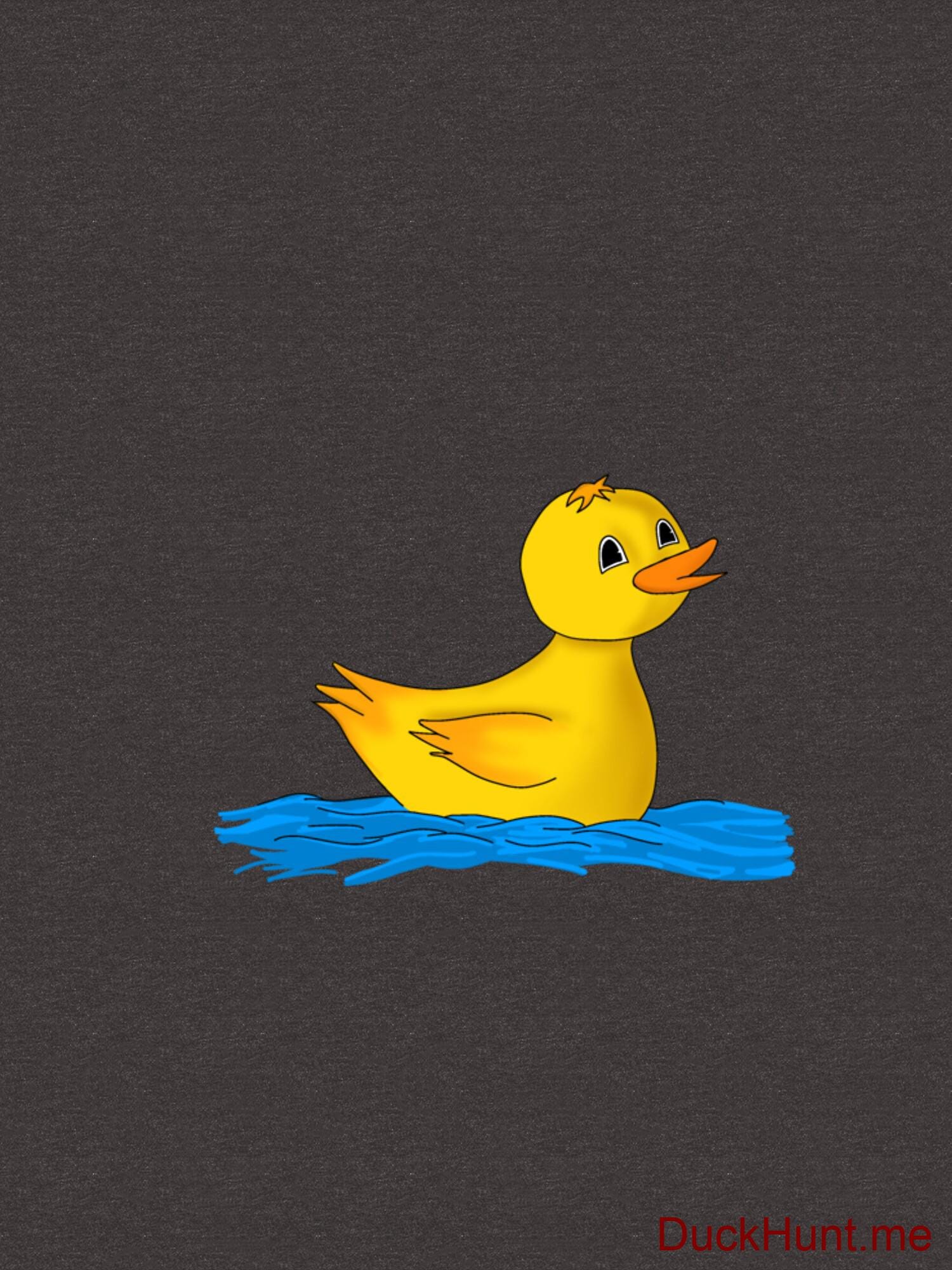 Plastic Duck Charcoal Heather Long T-Shirt (Back printed) alternative image 1