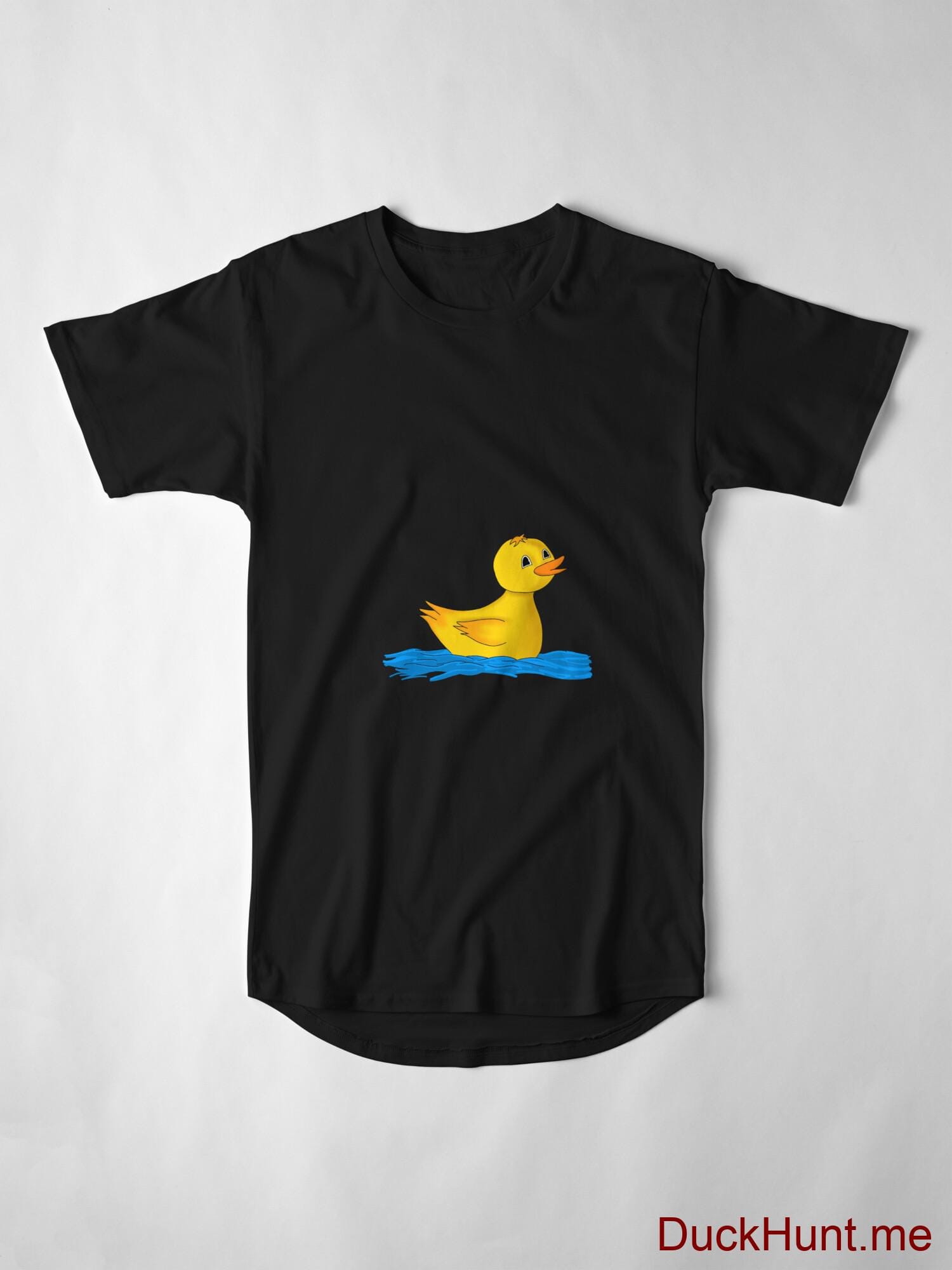 Plastic Duck Black Long T-Shirt (Front printed) alternative image 3