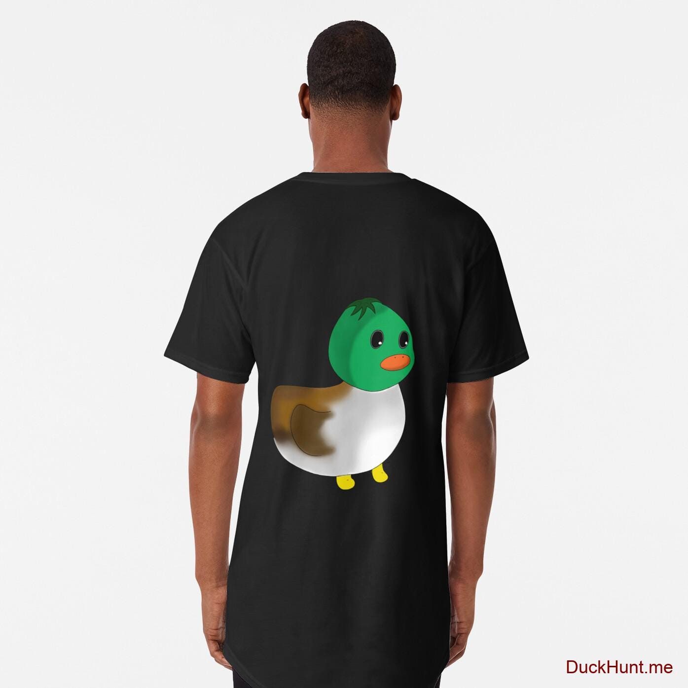 Normal Duck Black Long T-Shirt (Back printed)