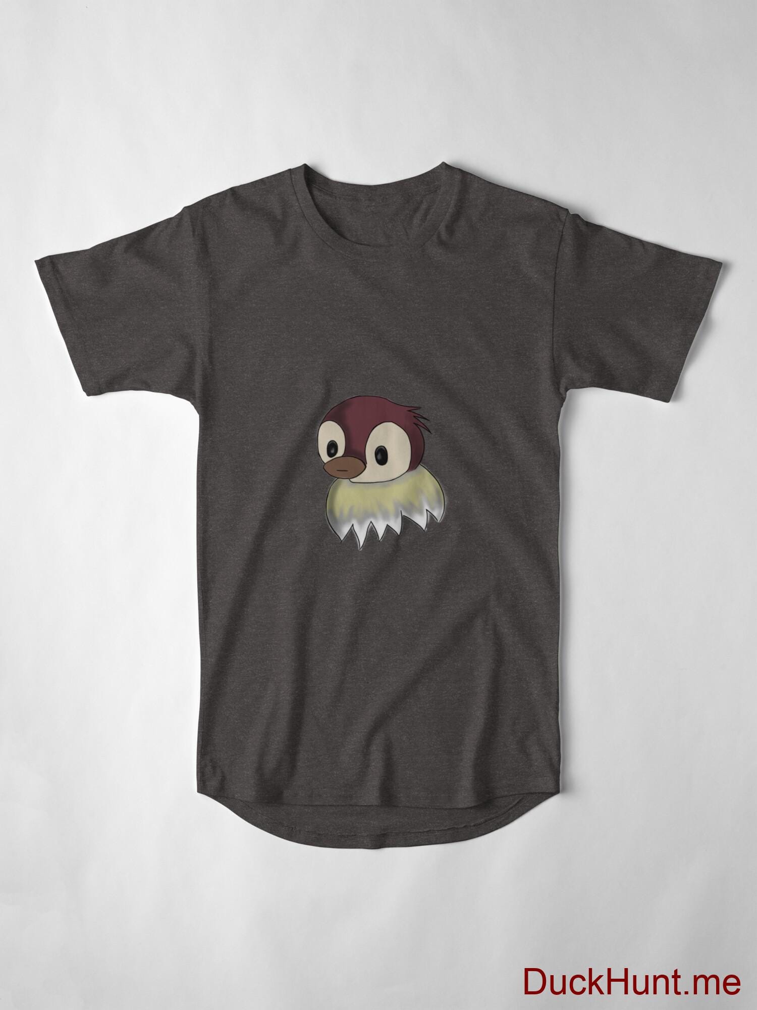 Ghost Duck (fogless) Charcoal Heather Long T-Shirt (Front printed) alternative image 3