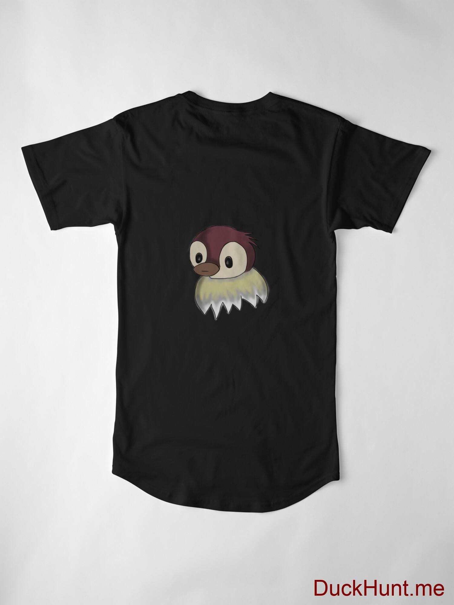 Ghost Duck (fogless) Black Long T-Shirt (Back printed) alternative image 2