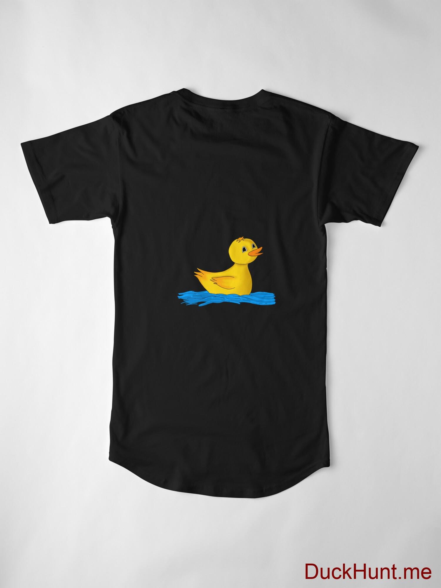 Plastic Duck Black Long T-Shirt (Back printed) alternative image 2