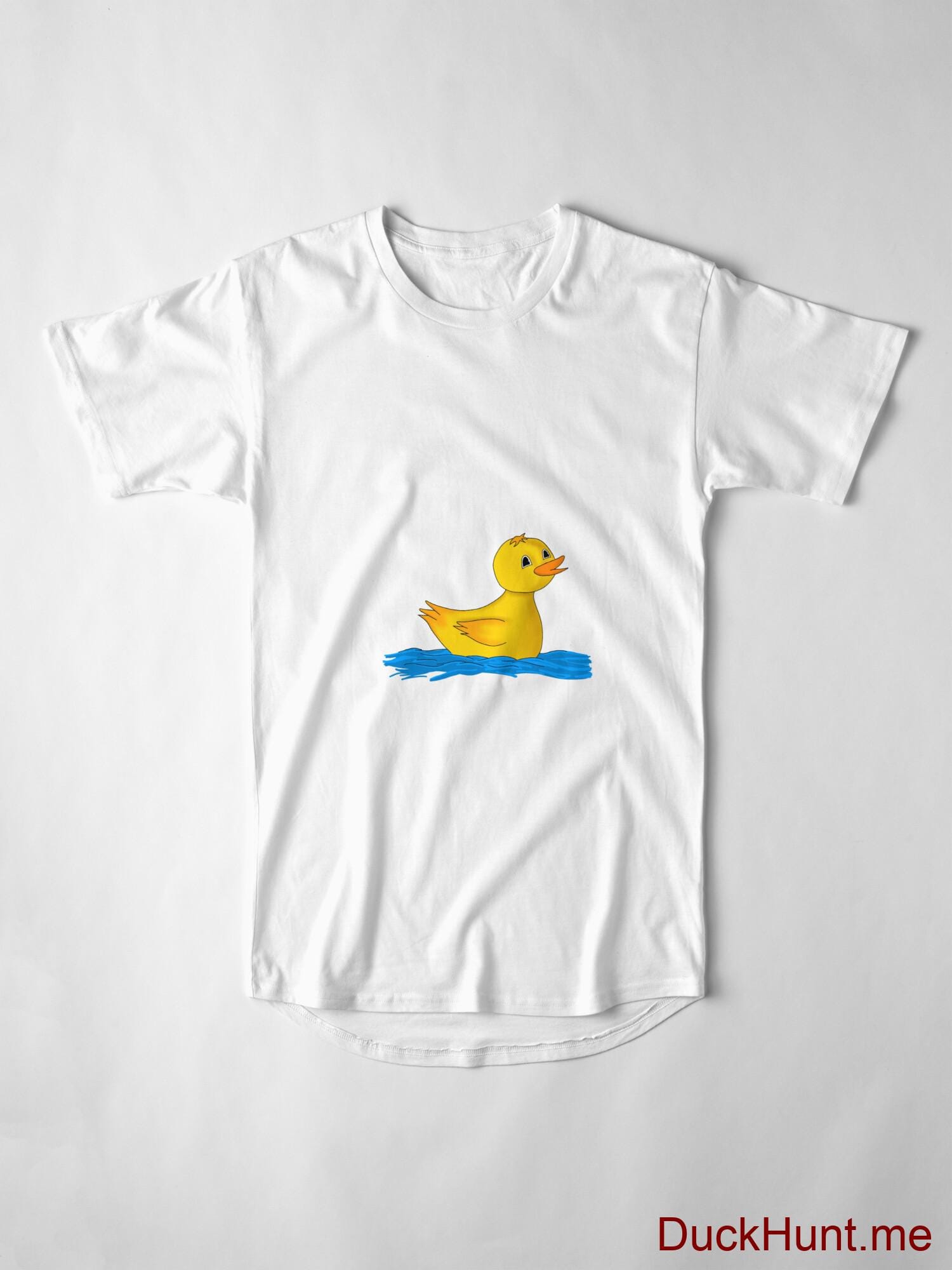 Plastic Duck White Long T-Shirt (Front printed) alternative image 3