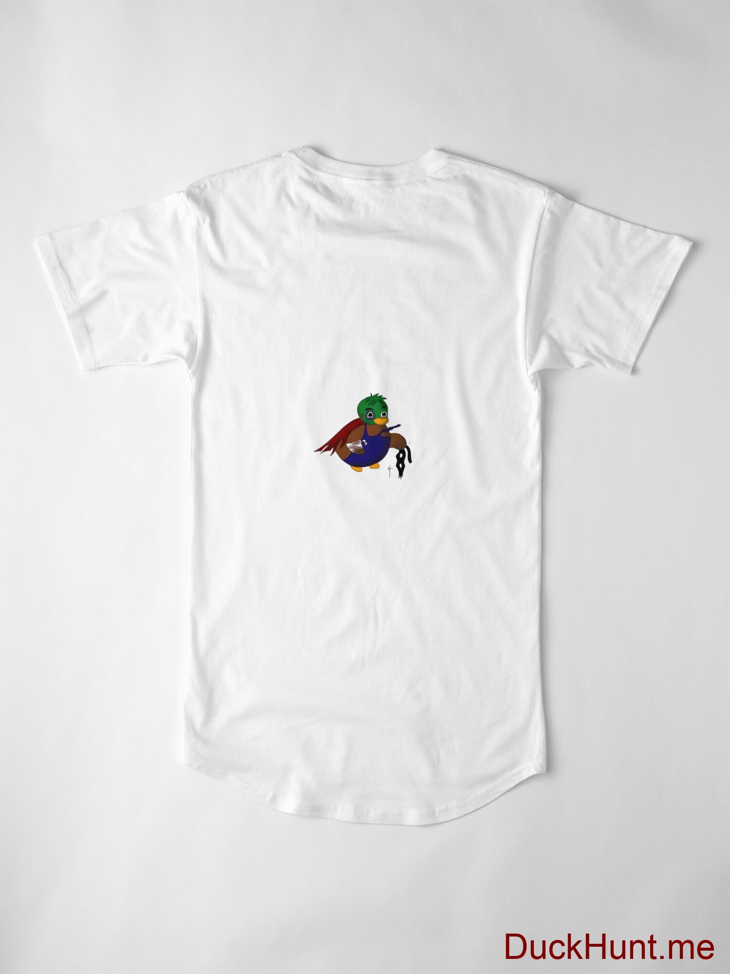 Dead DuckHunt Boss (smokeless) White Long T-Shirt (Back printed) alternative image 2