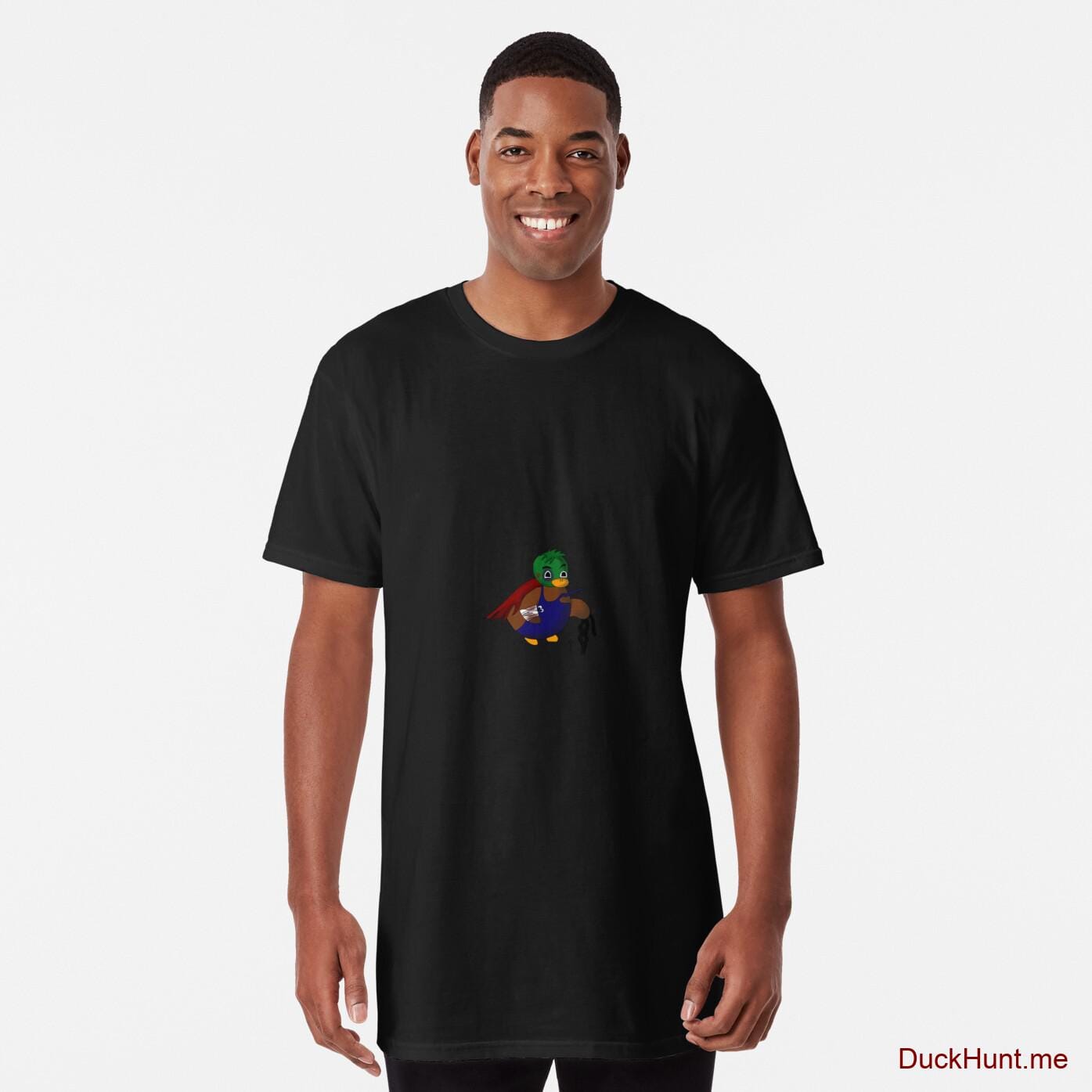 Dead DuckHunt Boss (smokeless) Black Long T-Shirt (Front printed)