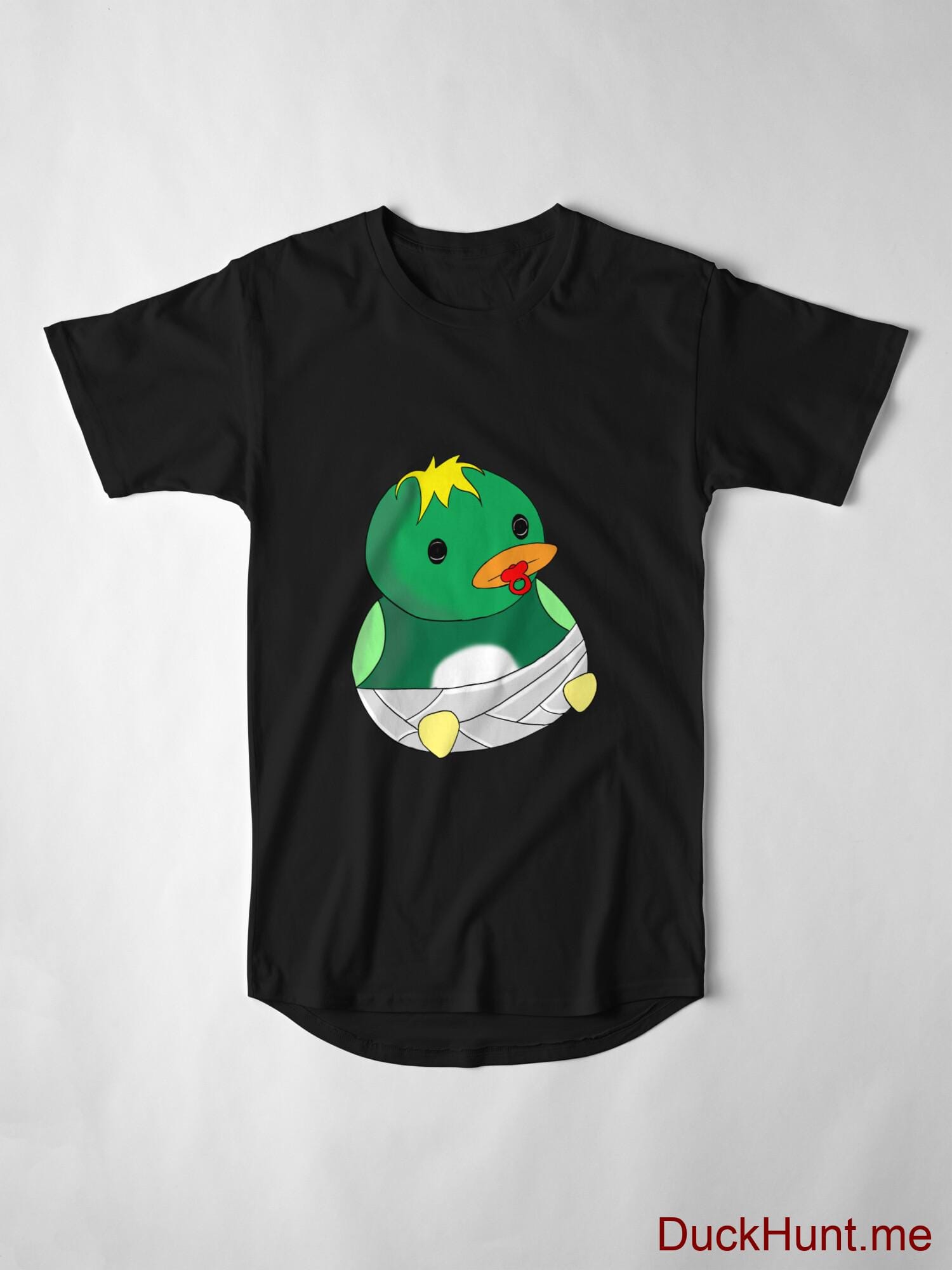 Baby duck Black Long T-Shirt (Front printed) alternative image 3