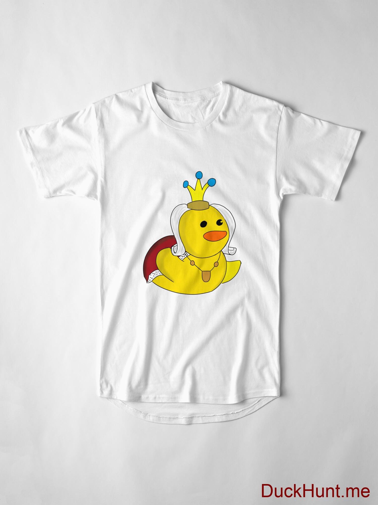 Royal Duck White Long T-Shirt (Front printed) alternative image 3