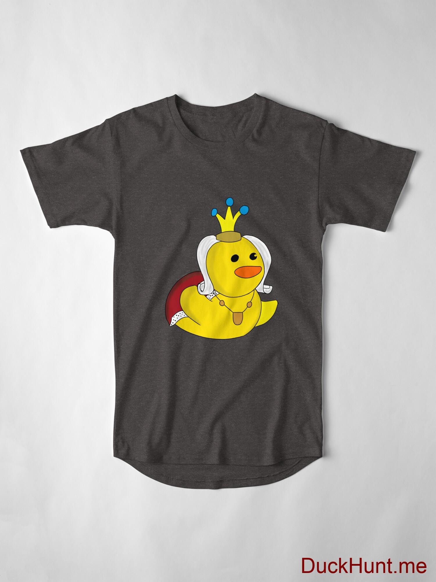Royal Duck Charcoal Heather Long T-Shirt (Front printed) alternative image 3