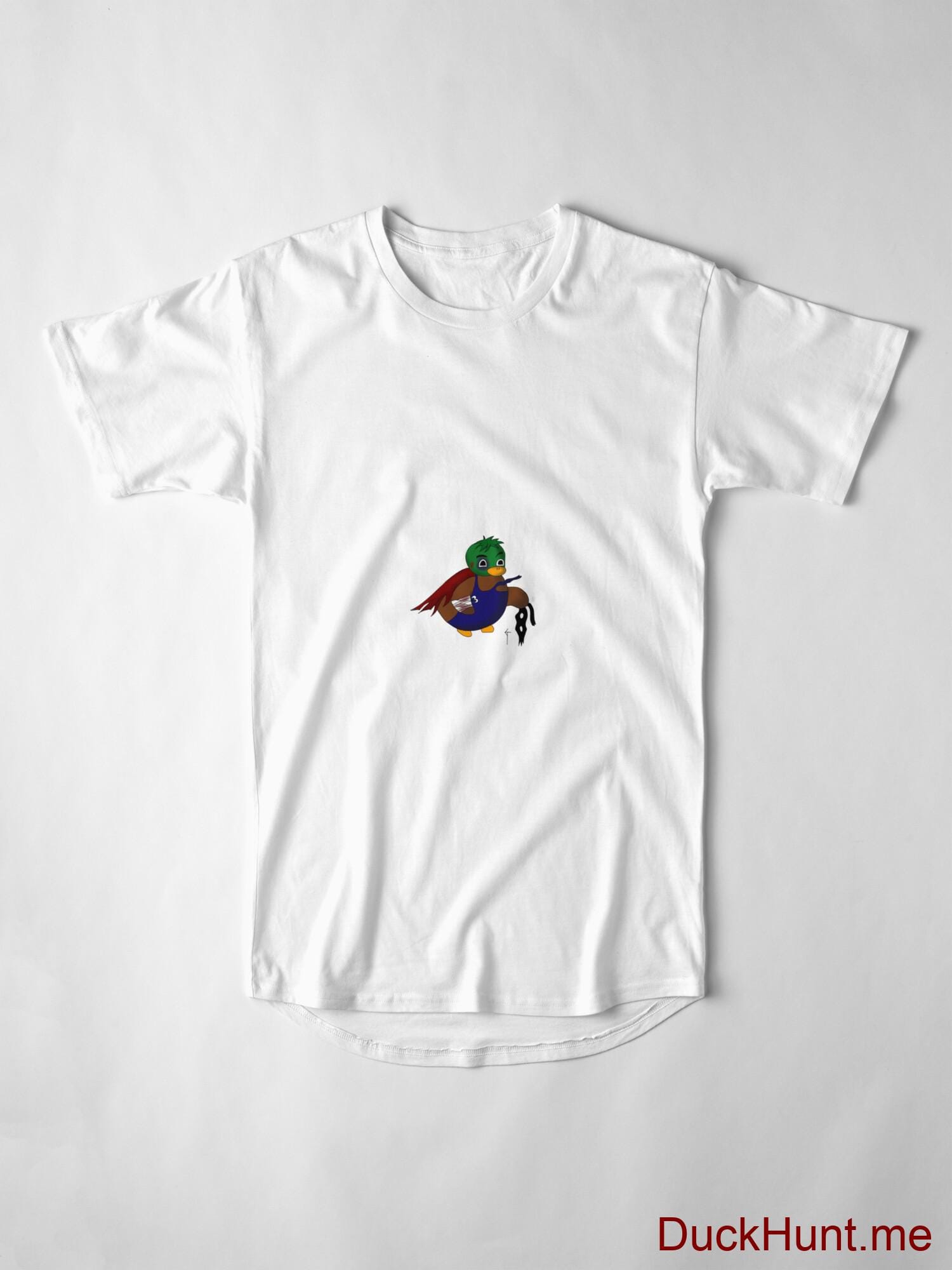 Dead DuckHunt Boss (smokeless) White Long T-Shirt (Front printed) alternative image 3