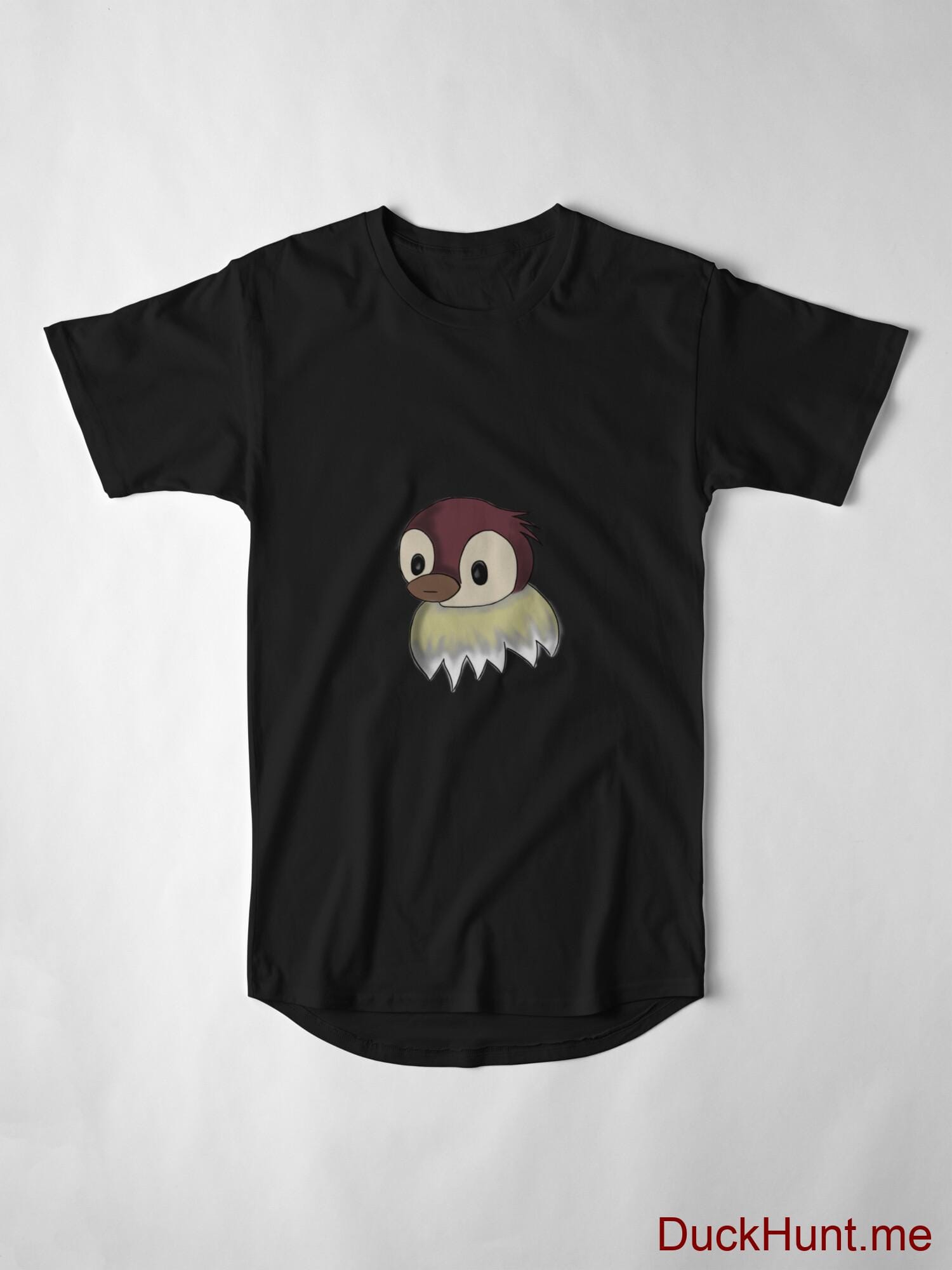 Ghost Duck (fogless) Black Long T-Shirt (Front printed) alternative image 3
