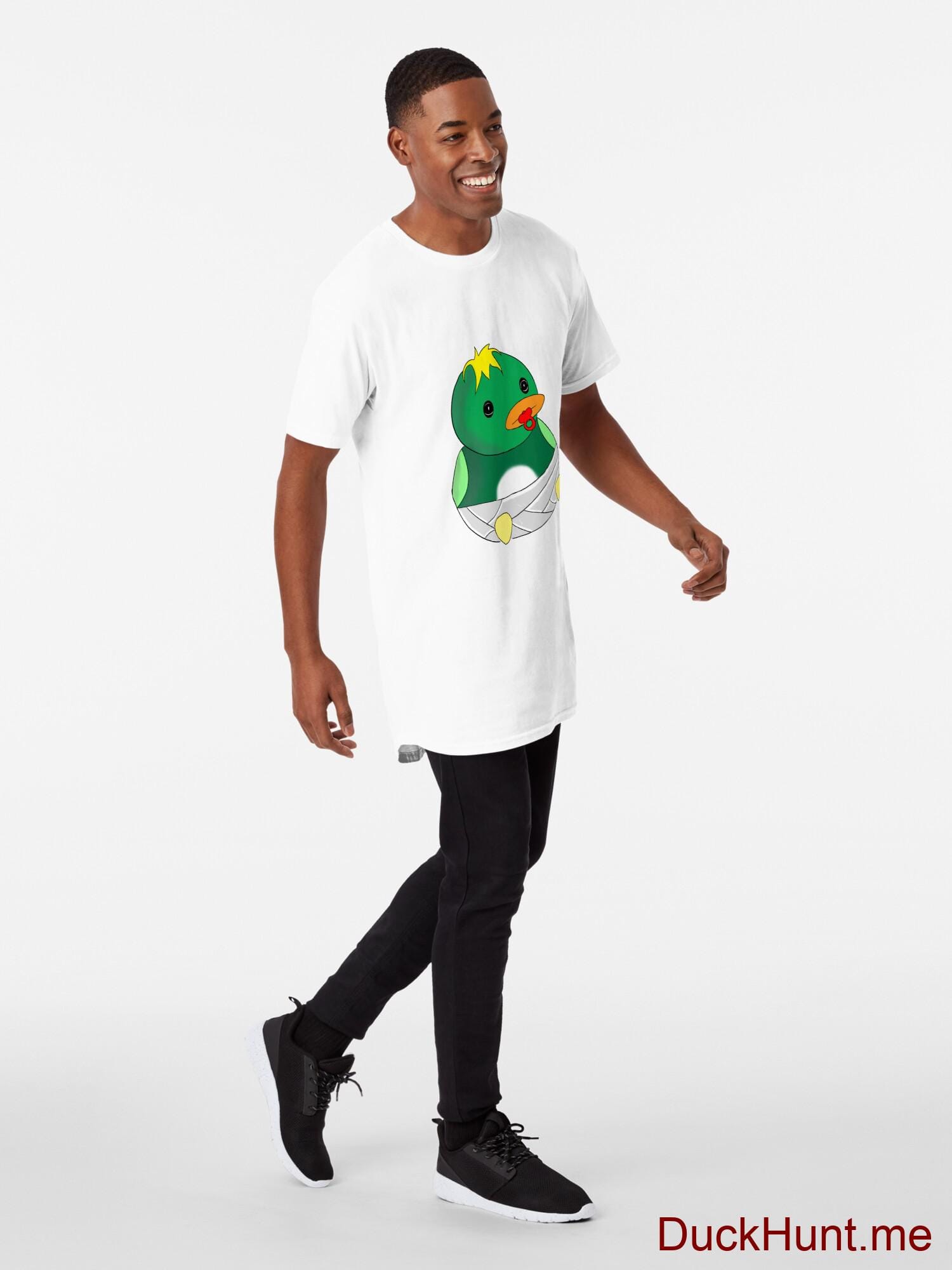 Baby duck White Long T-Shirt (Front printed) alternative image 2