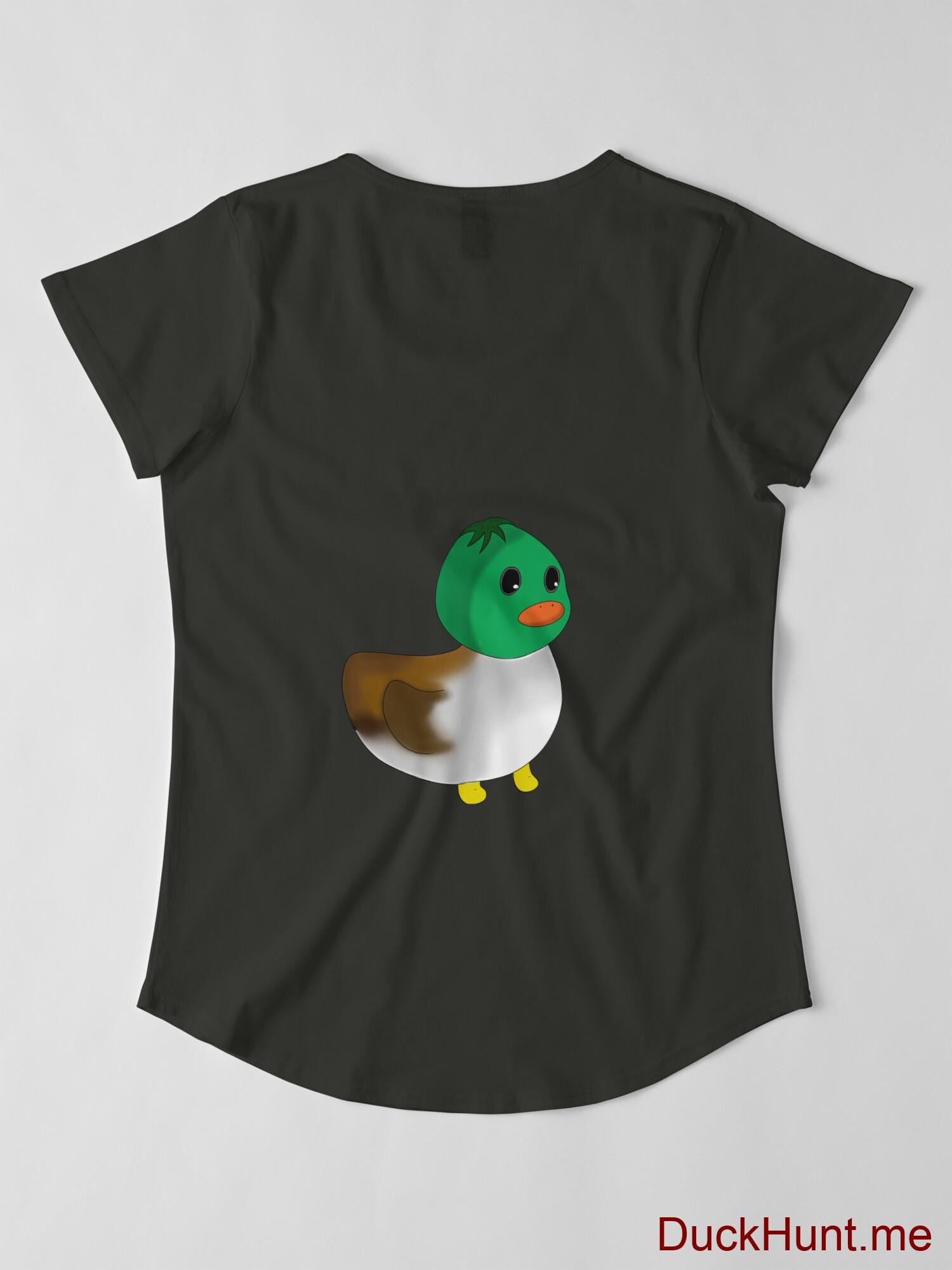 Normal Duck Coal Premium Scoop T-Shirt (Back printed) alternative image 2