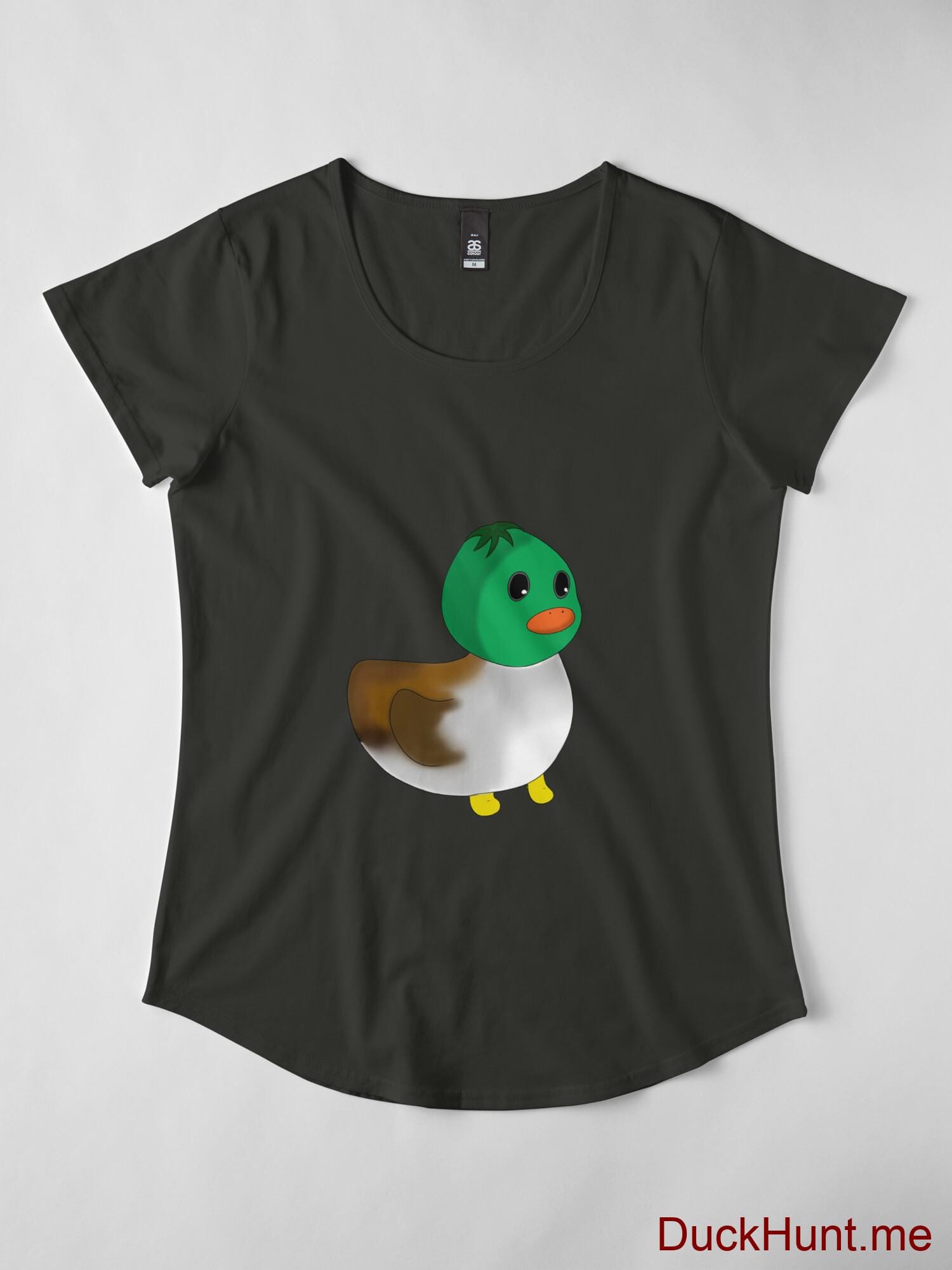 Normal Duck Coal Premium Scoop T-Shirt (Front printed) alternative image 3