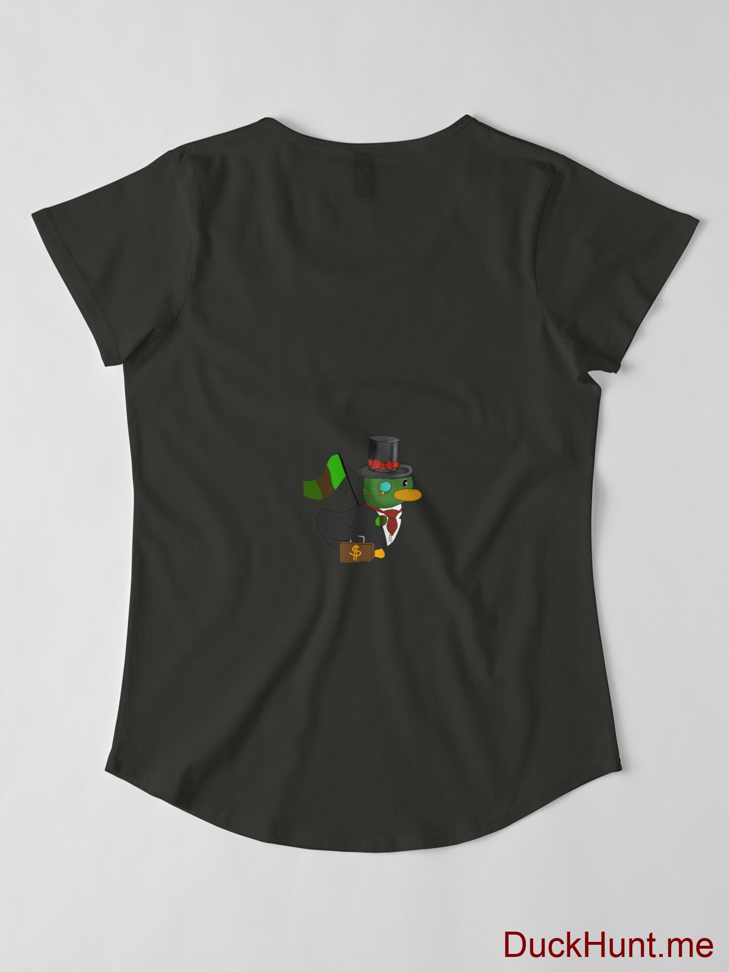 Golden Duck Coal Premium Scoop T-Shirt (Back printed) alternative image 2