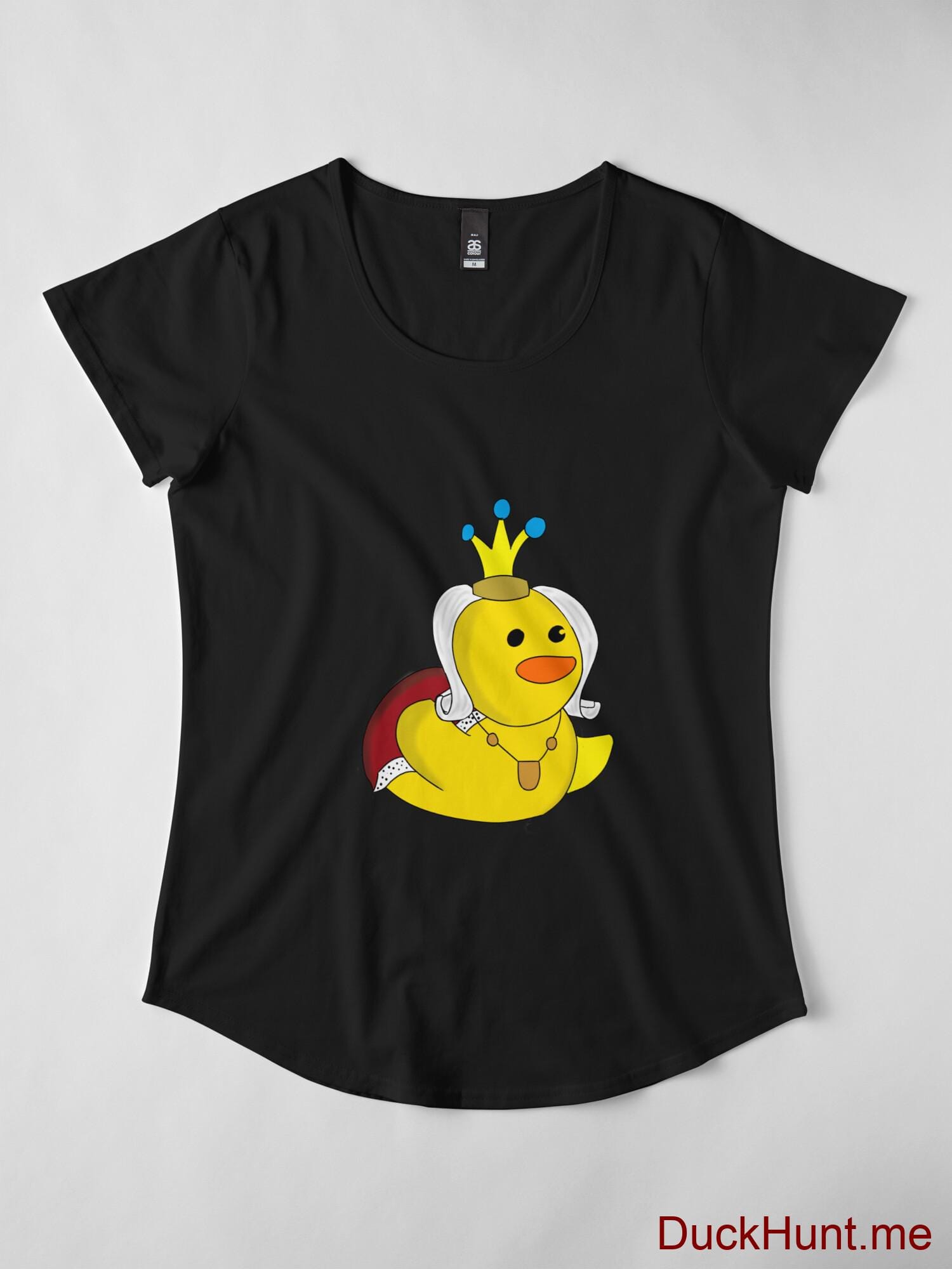 Royal Duck Black Premium Scoop T-Shirt (Front printed) alternative image 3