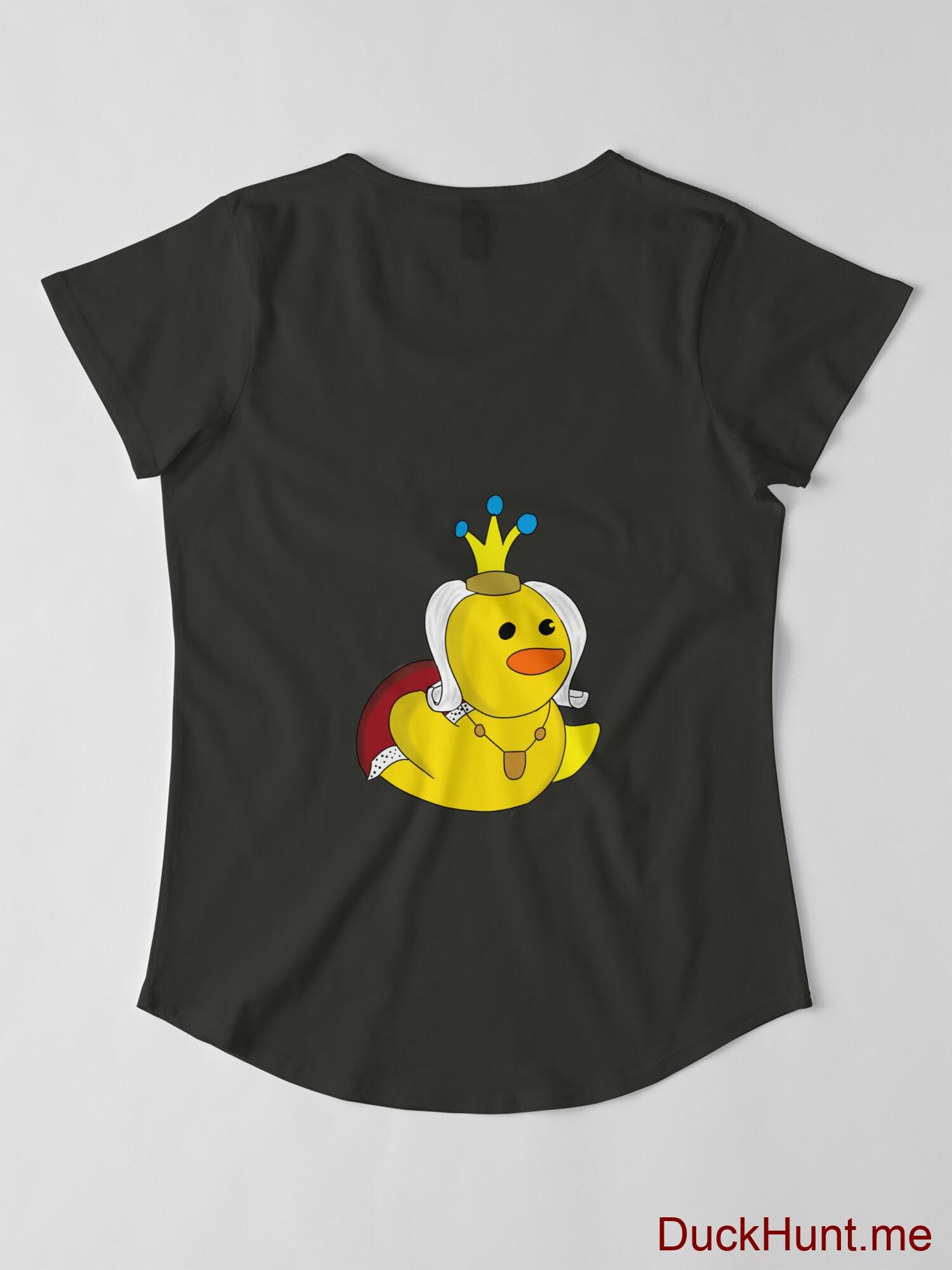 Royal Duck Coal Premium Scoop T-Shirt (Back printed) alternative image 2