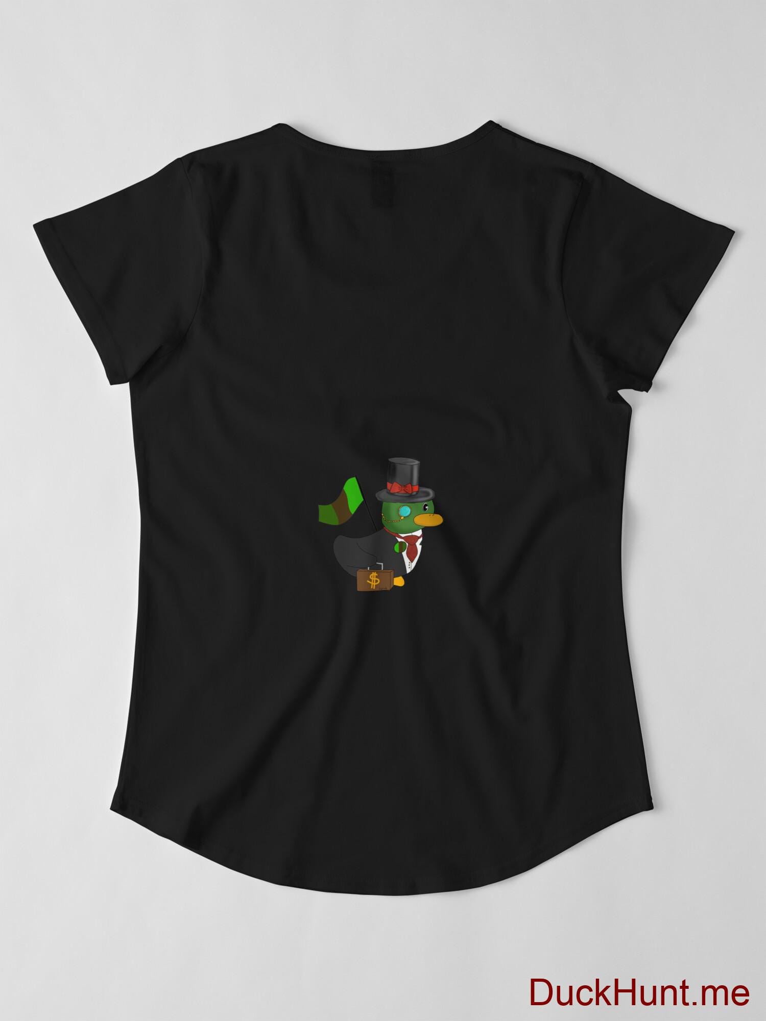 Golden Duck Black Premium Scoop T-Shirt (Back printed) alternative image 2