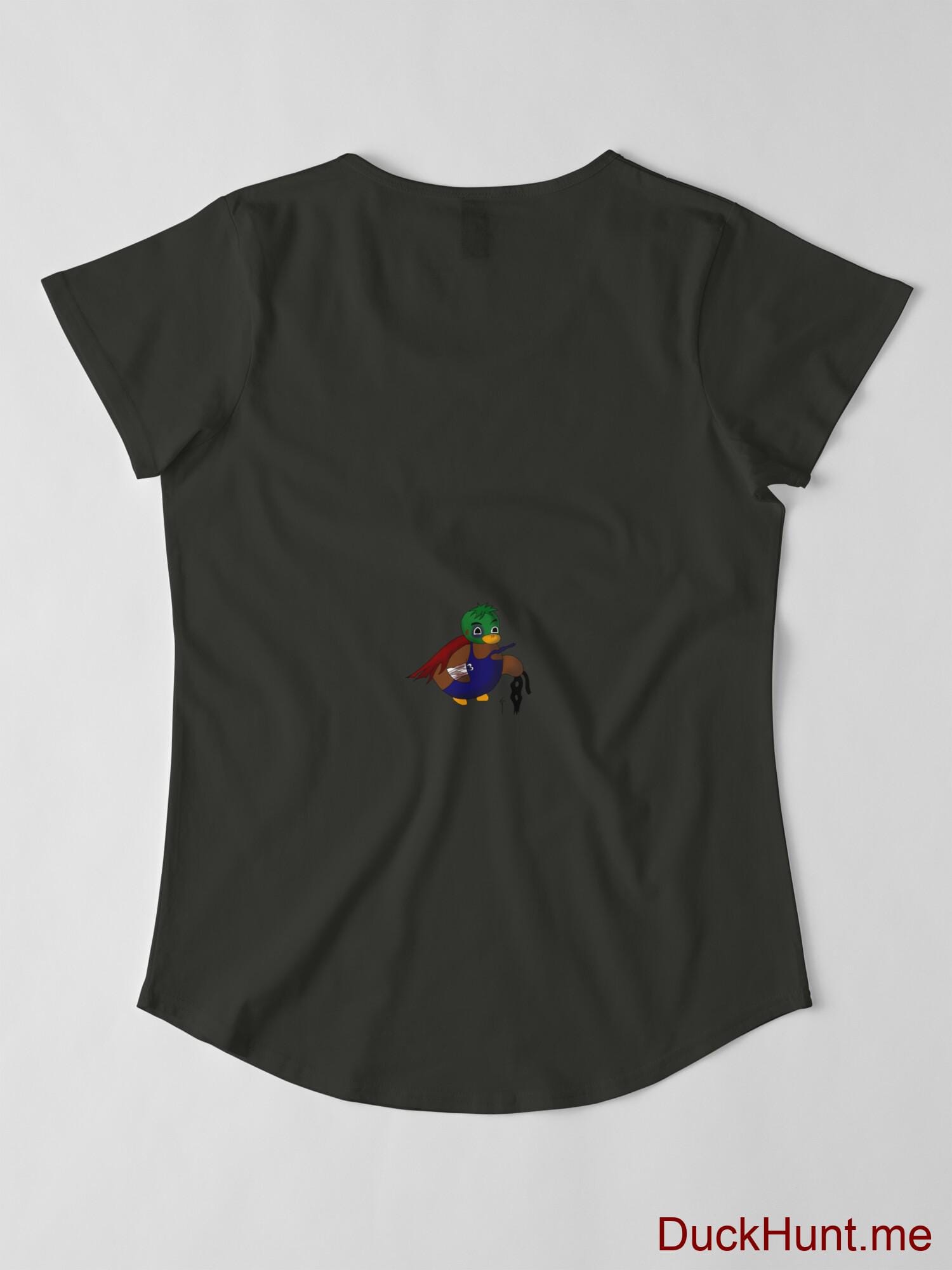 Dead DuckHunt Boss (smokeless) Coal Premium Scoop T-Shirt (Back printed) alternative image 2