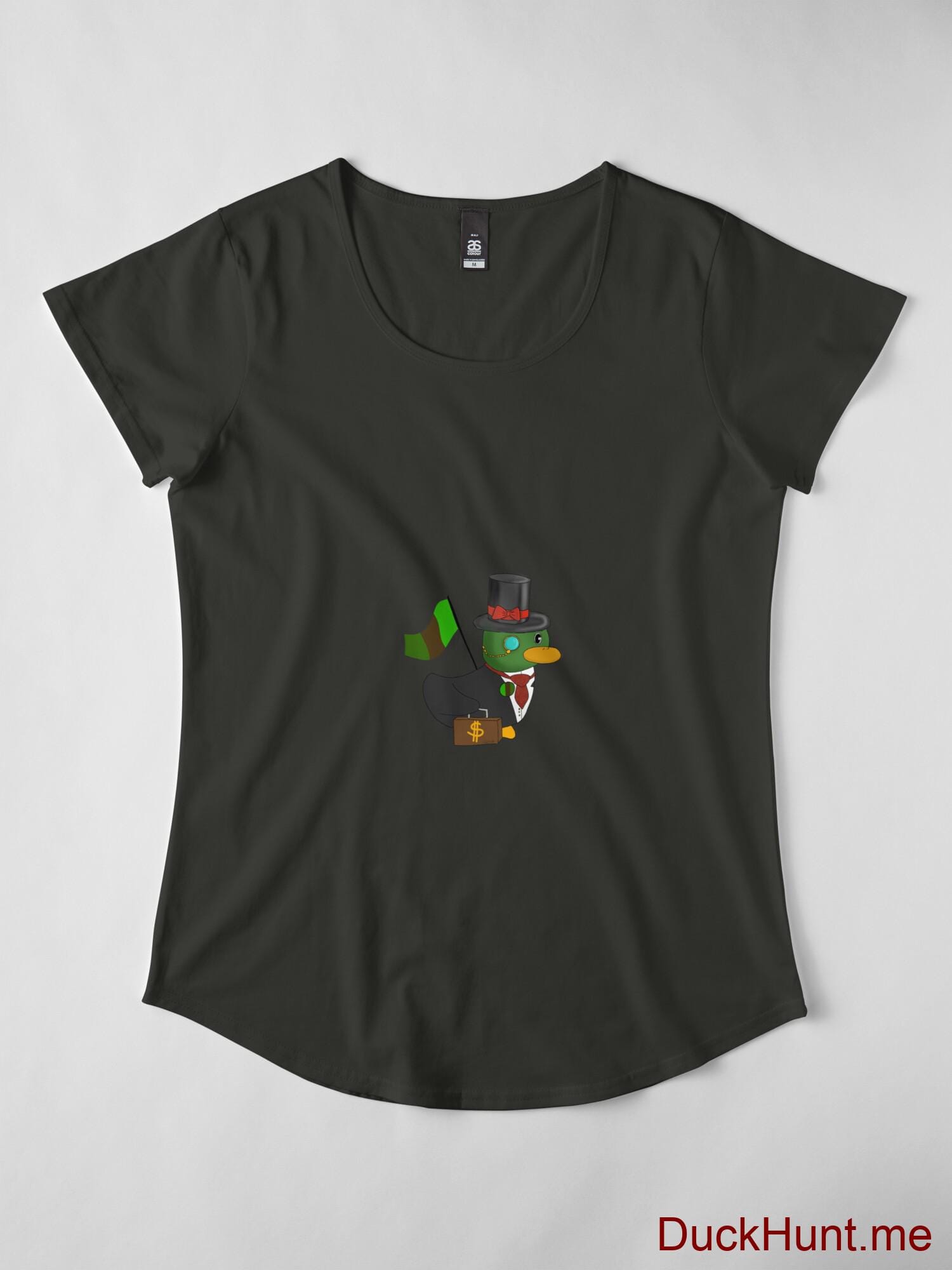 Golden Duck Coal Premium Scoop T-Shirt (Front printed) alternative image 3