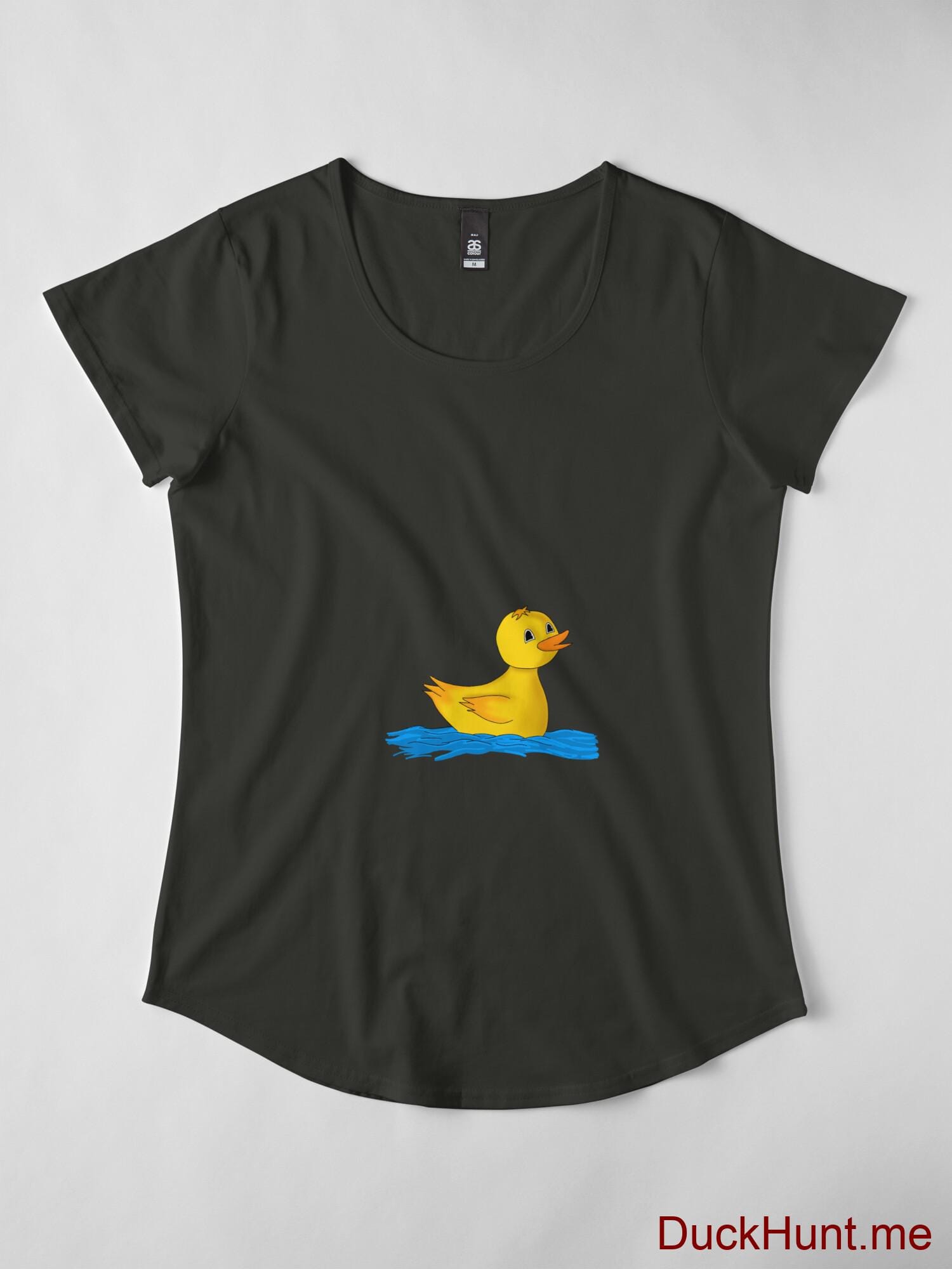 Plastic Duck Coal Premium Scoop T-Shirt (Front printed) alternative image 3