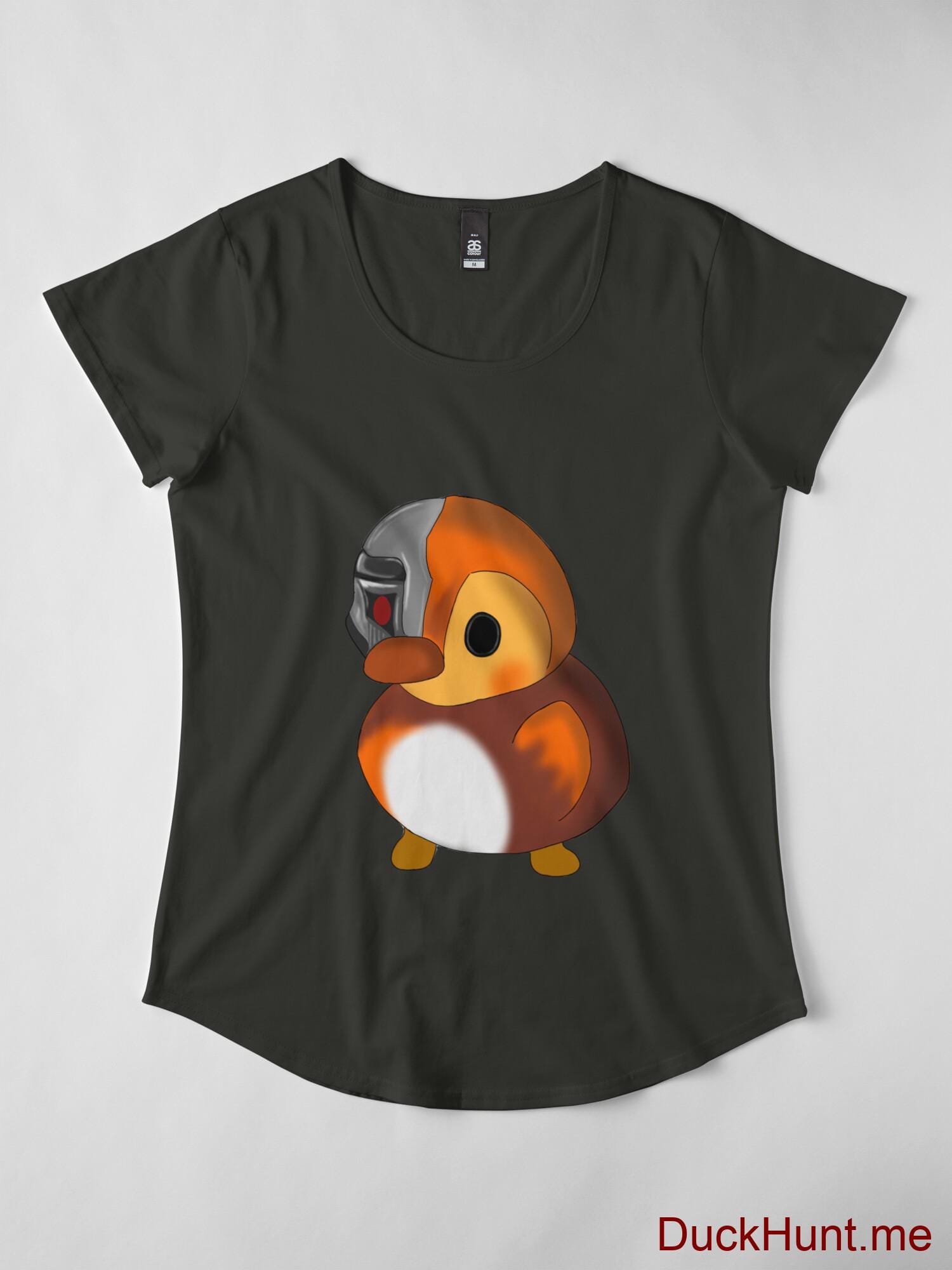 Mechanical Duck Coal Premium Scoop T-Shirt (Back printed) alternative image 3