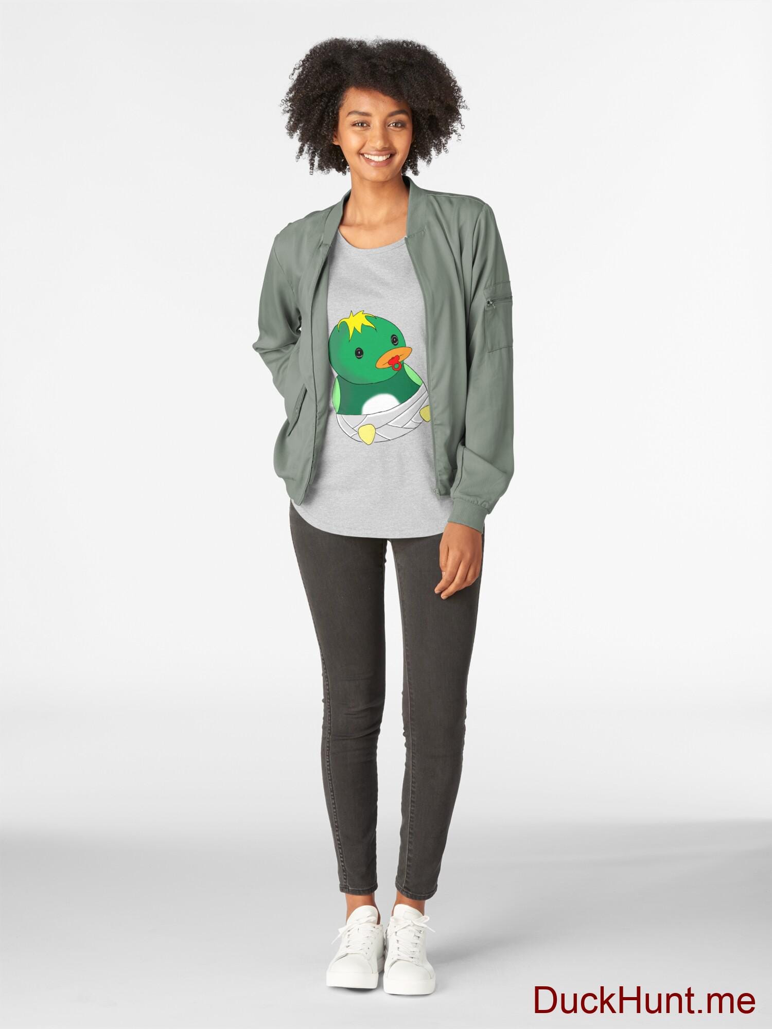 Baby duck Heather Grey Premium Scoop T-Shirt (Front printed) alternative image 4