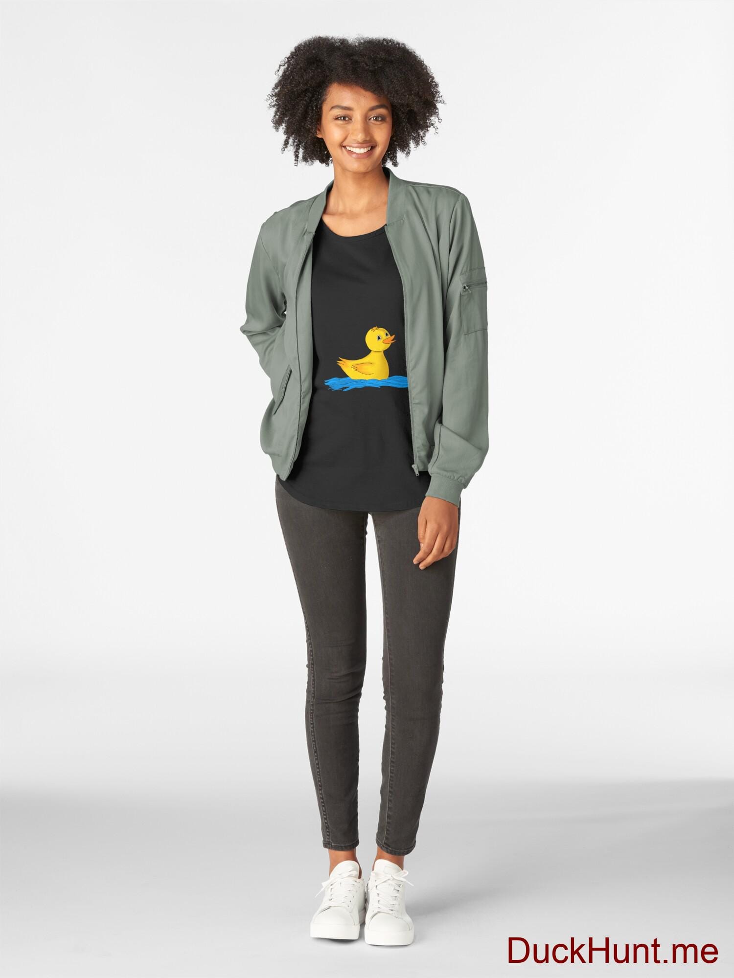 Plastic Duck Black Premium Scoop T-Shirt (Front printed) alternative image 4