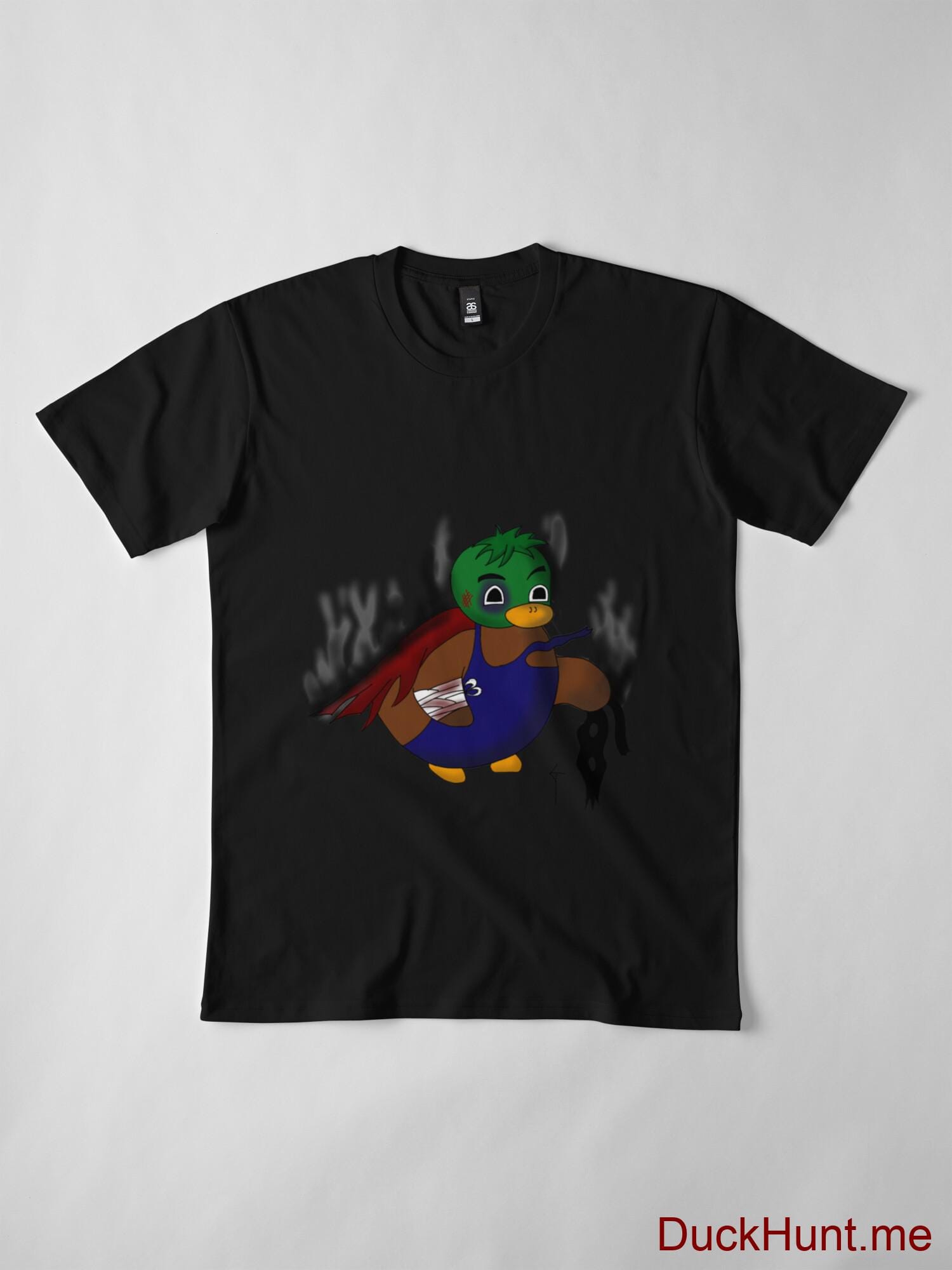 Dead Boss Duck (smoky) Black Premium T-Shirt (Front printed) alternative image 3