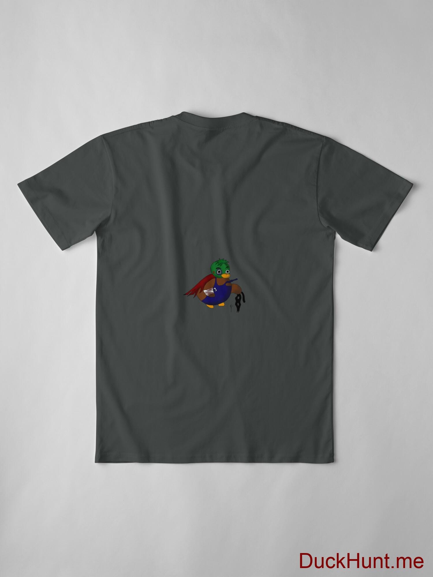 Dead DuckHunt Boss (smokeless) Dark Grey Premium T-Shirt (Back printed) alternative image 2