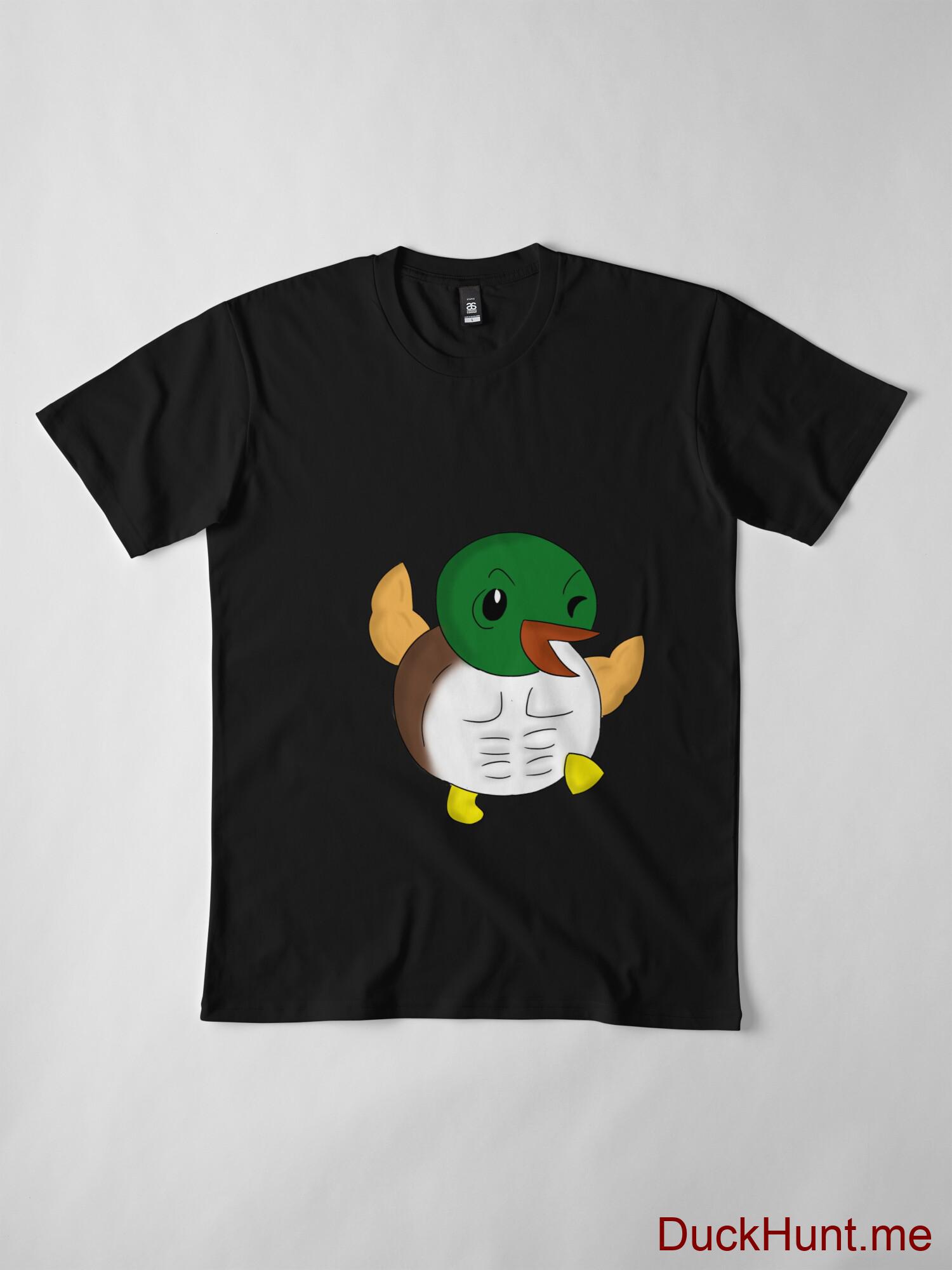 Super duck Black Premium T-Shirt (Front printed) alternative image 3