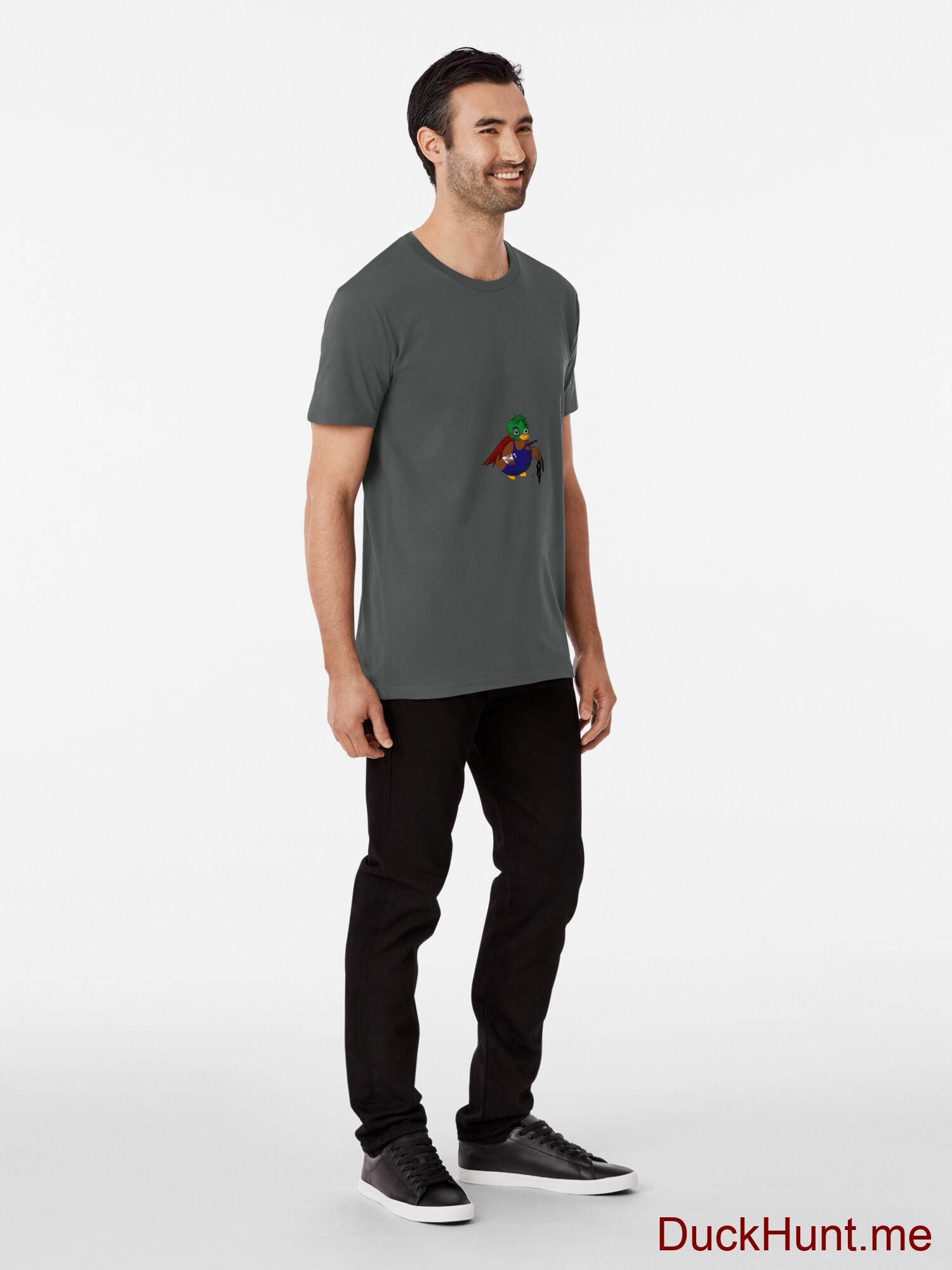 Dead DuckHunt Boss (smokeless) Dark Grey Premium T-Shirt (Front printed) alternative image 2
