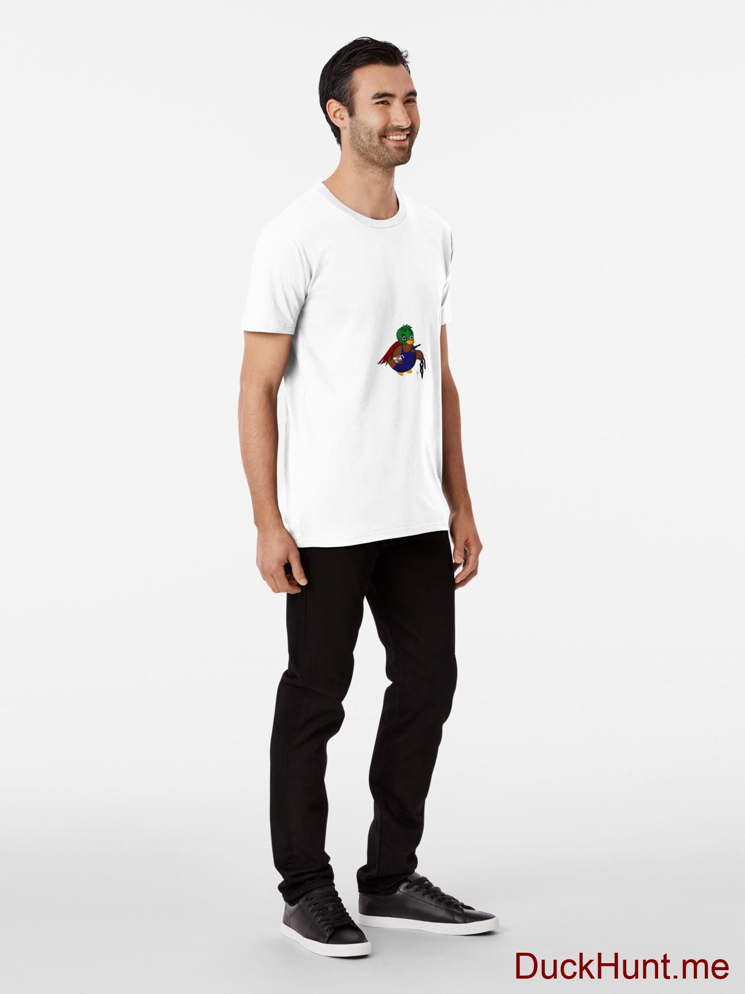 Dead DuckHunt Boss (smokeless) White Premium T-Shirt (Front printed) alternative image 2