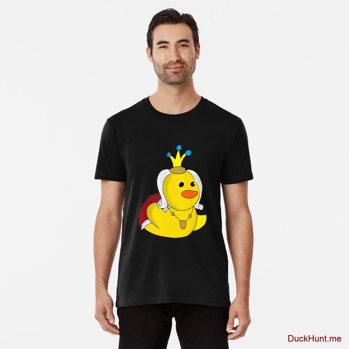 Royal Duck Black Premium T-Shirt (Front printed)