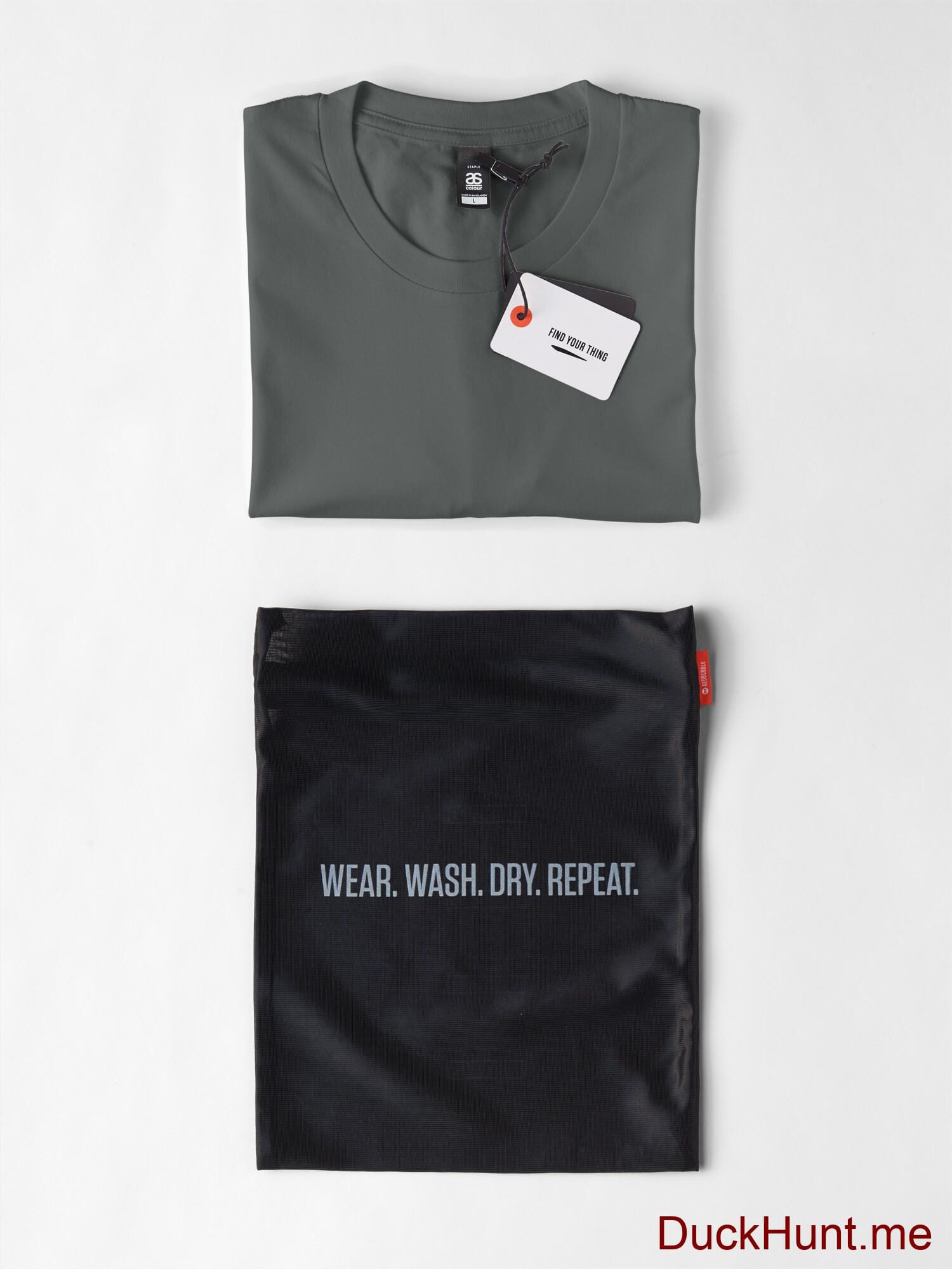 Alive Boss Duck Dark Grey Premium T-Shirt (Front printed) alternative image 5