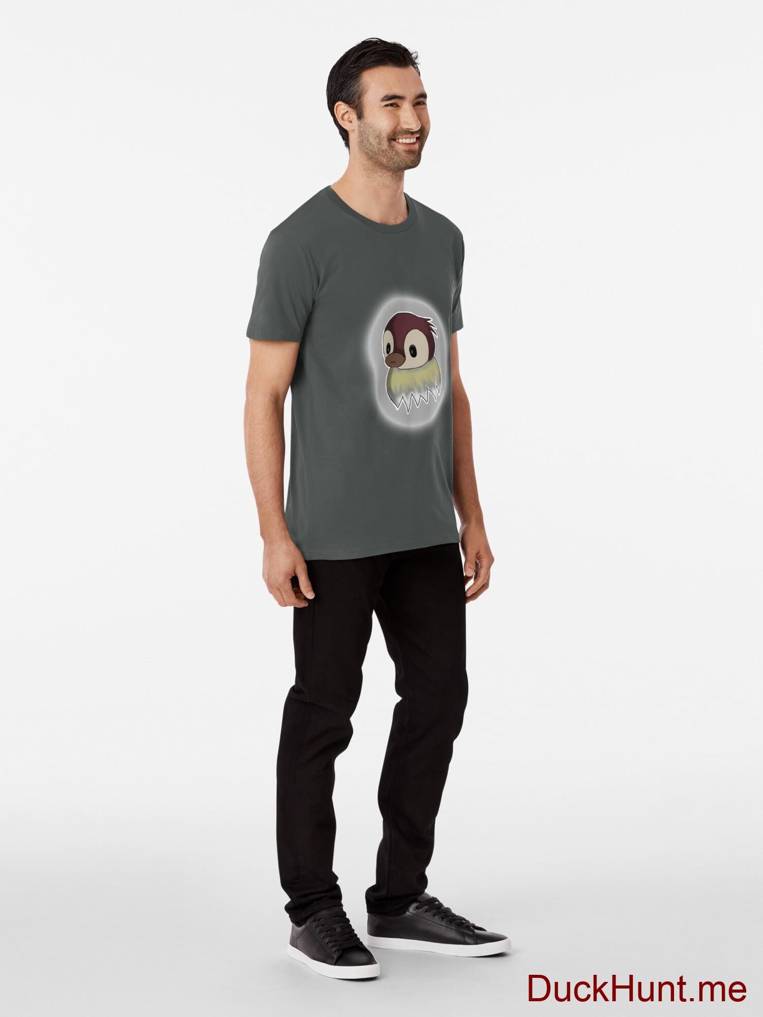 Ghost Duck (foggy) Dark Grey Premium T-Shirt (Front printed) alternative image 2