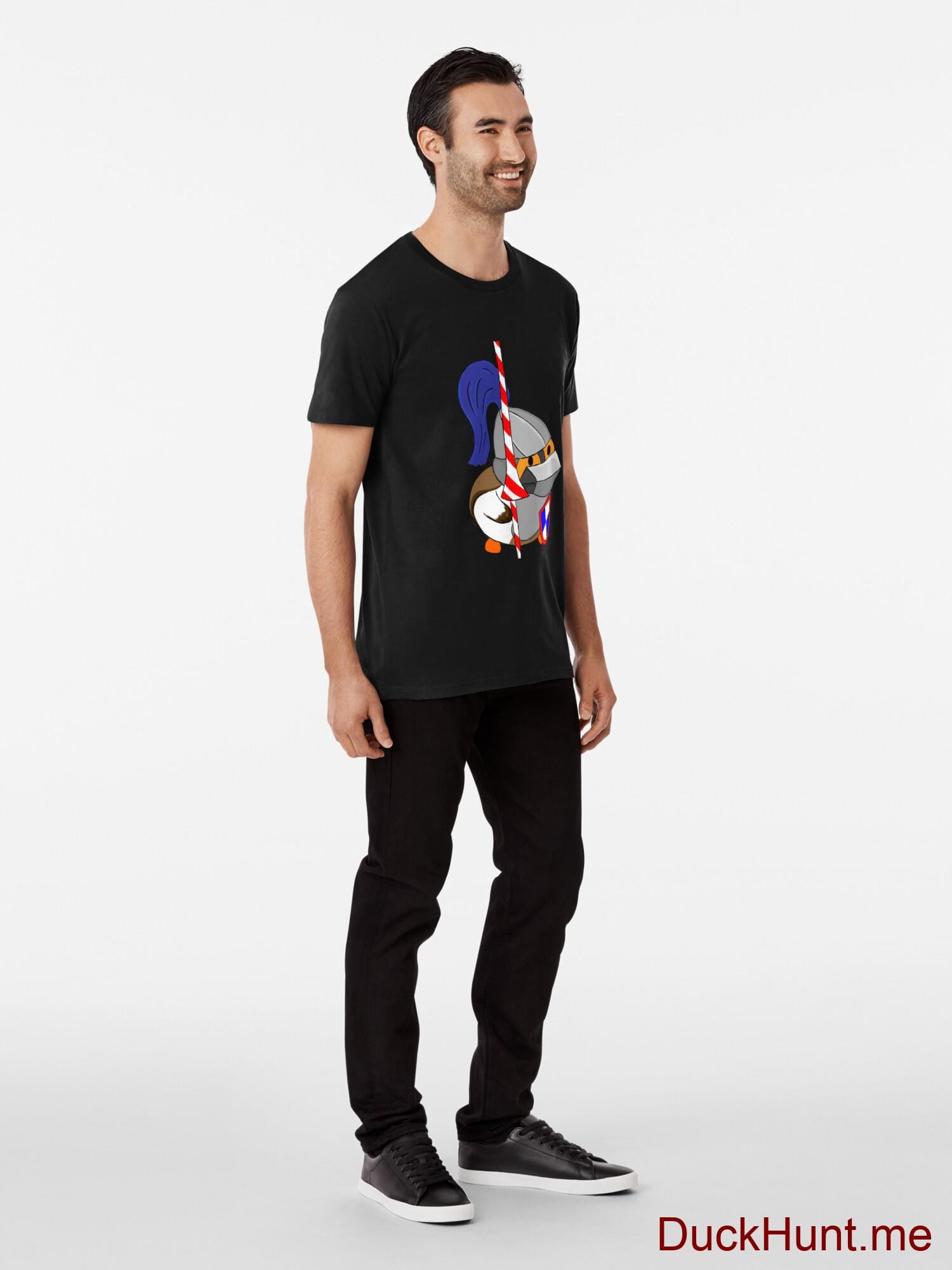 Armored Duck Black Premium T-Shirt (Front printed) alternative image 2