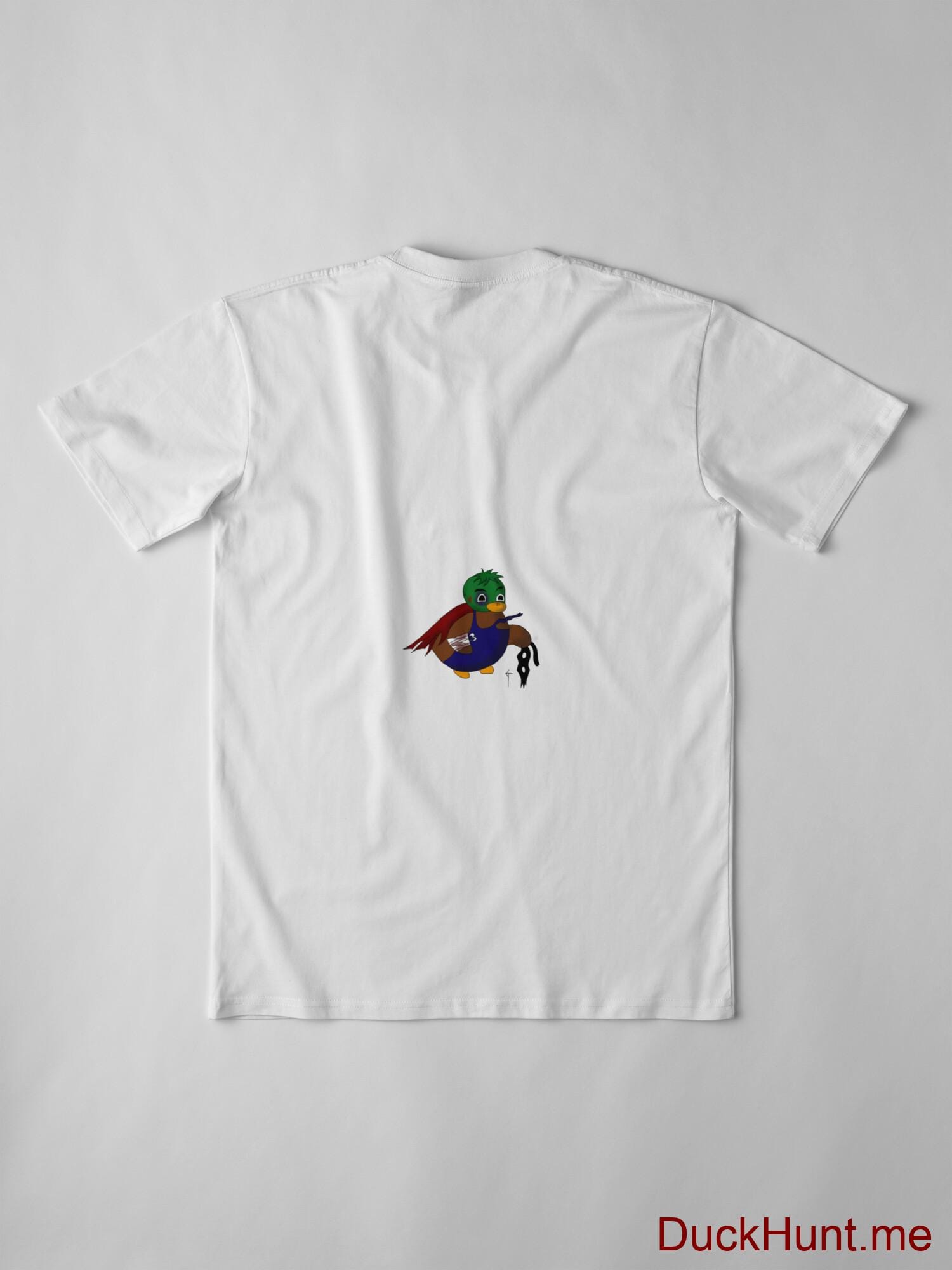 Dead DuckHunt Boss (smokeless) White Premium T-Shirt (Back printed) alternative image 2