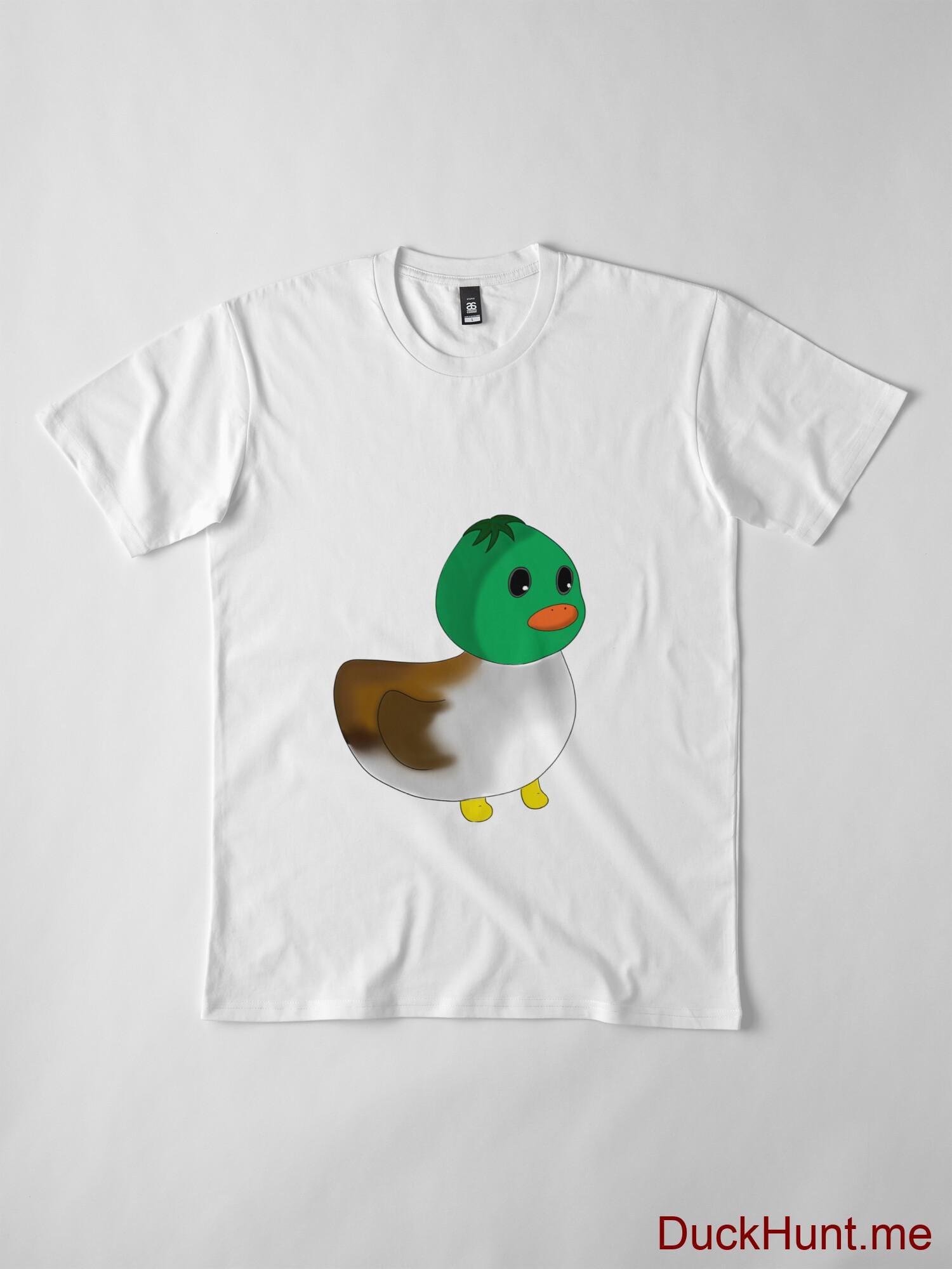 Normal Duck White Premium T-Shirt (Front printed) alternative image 3