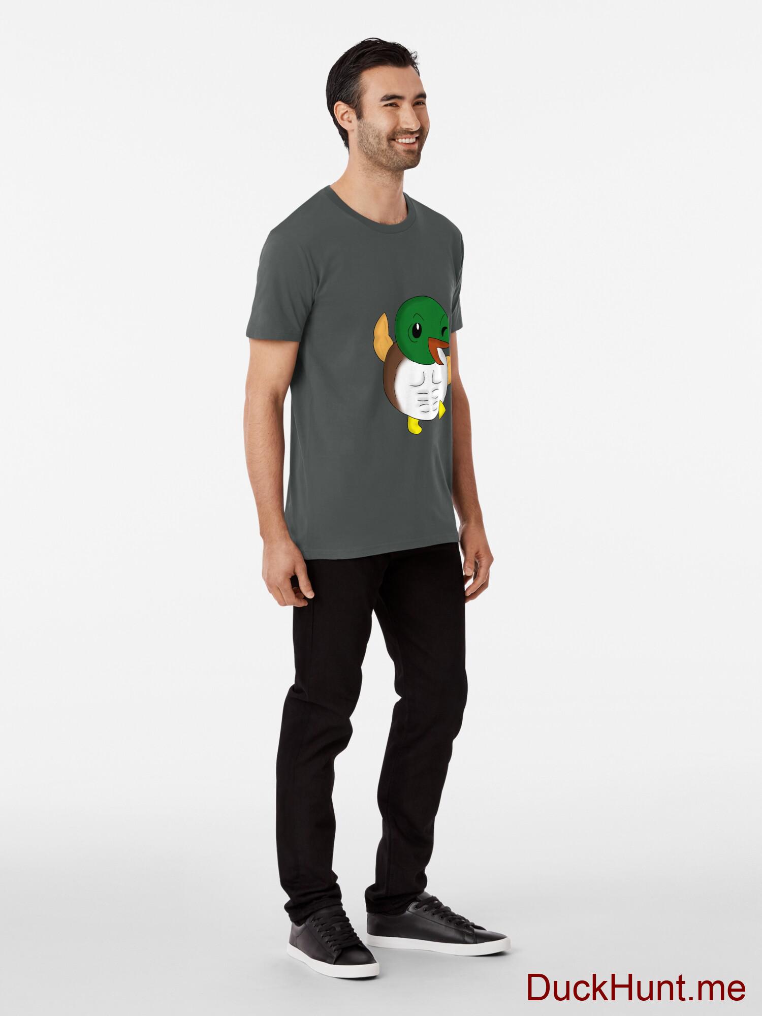 Super duck Dark Grey Premium T-Shirt (Front printed) alternative image 2
