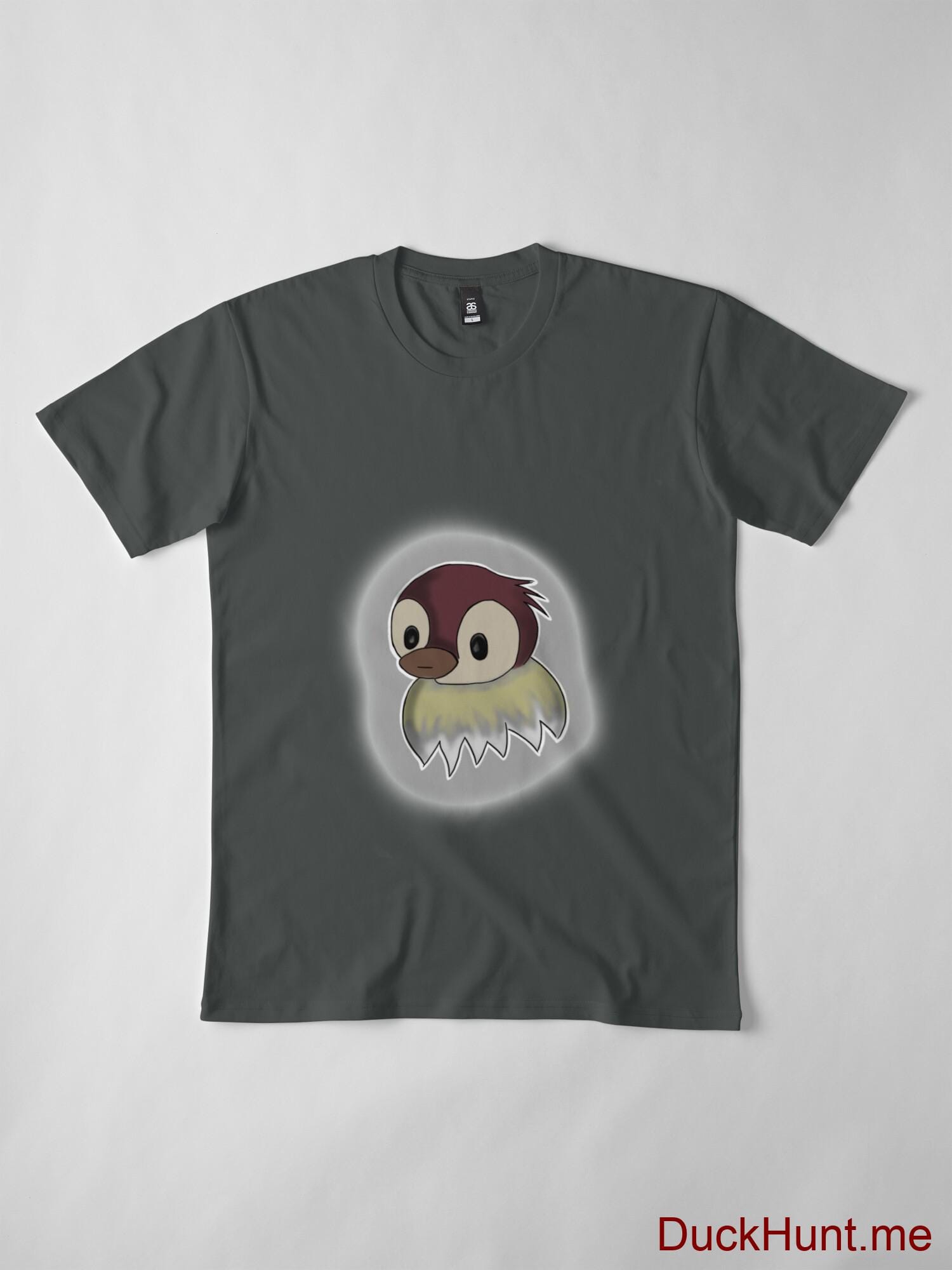 Ghost Duck (foggy) Dark Grey Premium T-Shirt (Front printed) alternative image 3
