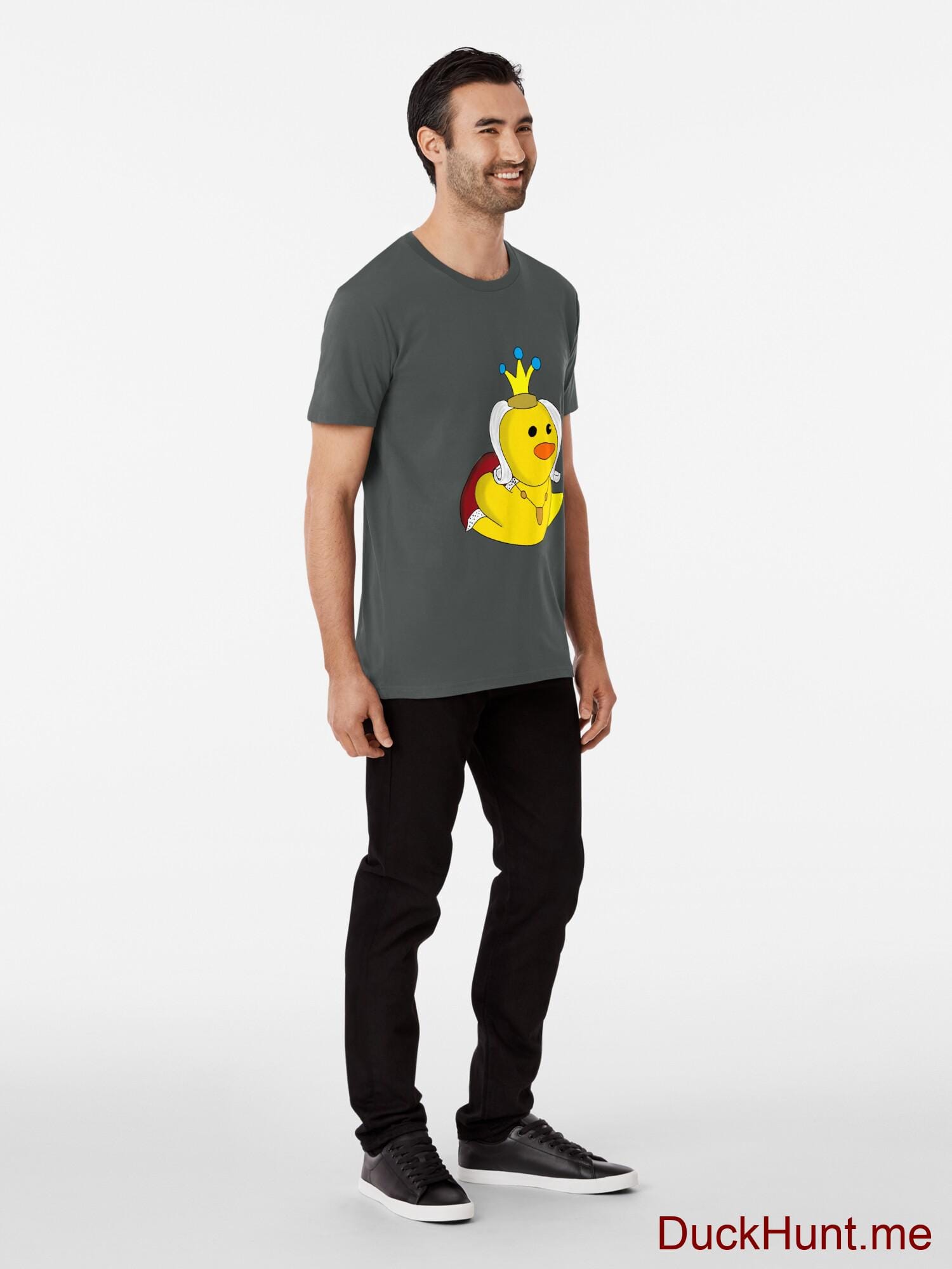 Royal Duck Dark Grey Premium T-Shirt (Front printed) alternative image 2
