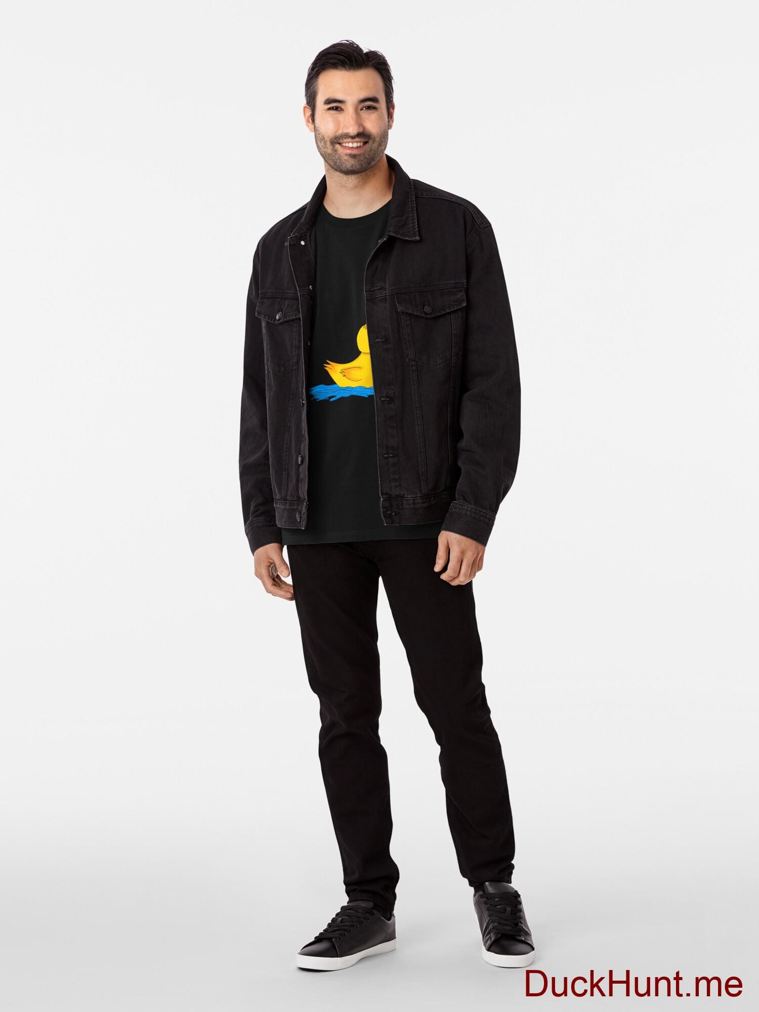 Plastic Duck Black Premium T-Shirt (Front printed) alternative image 4