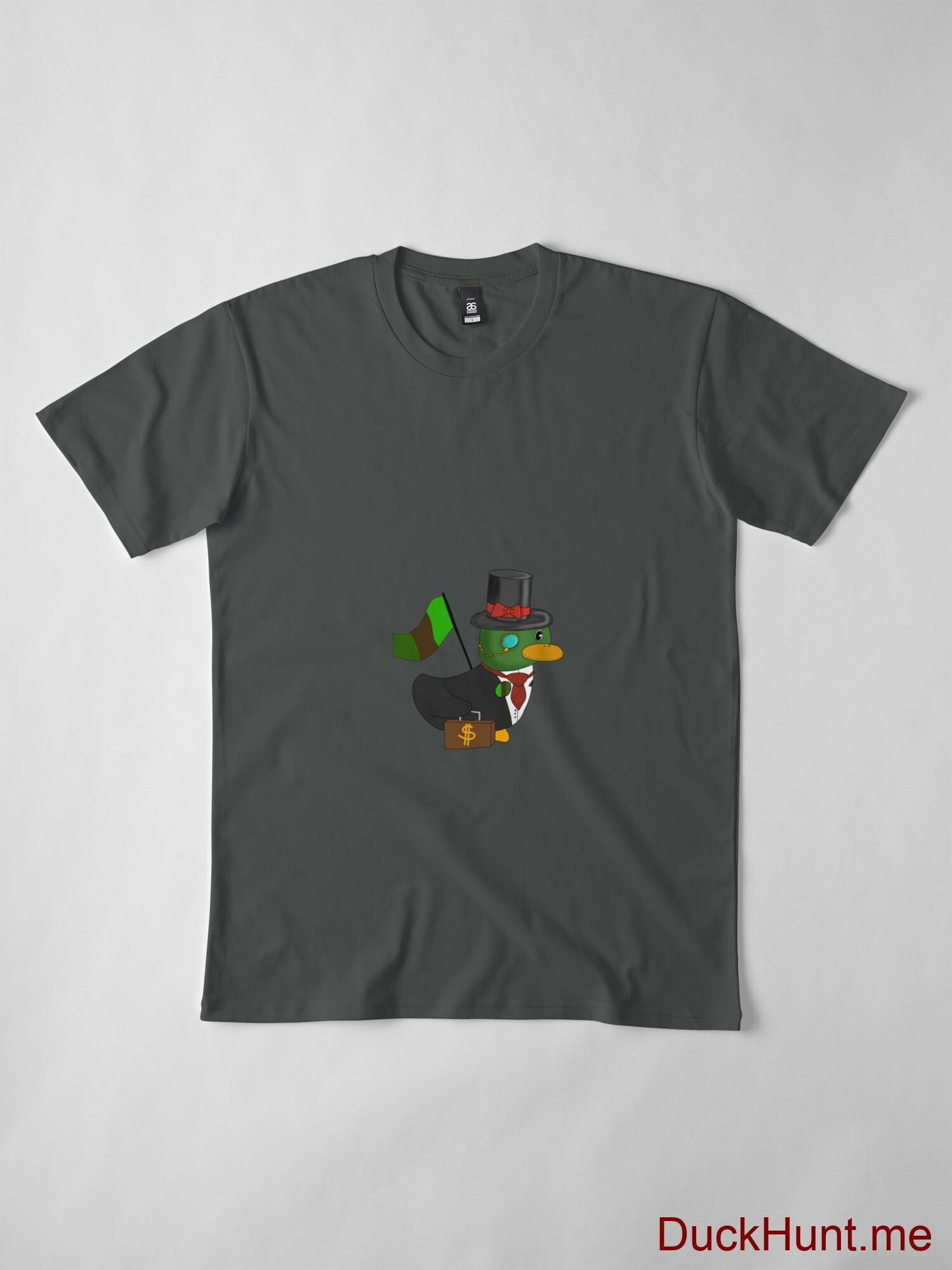 Golden Duck Dark Grey Premium T-Shirt (Front printed) alternative image 3