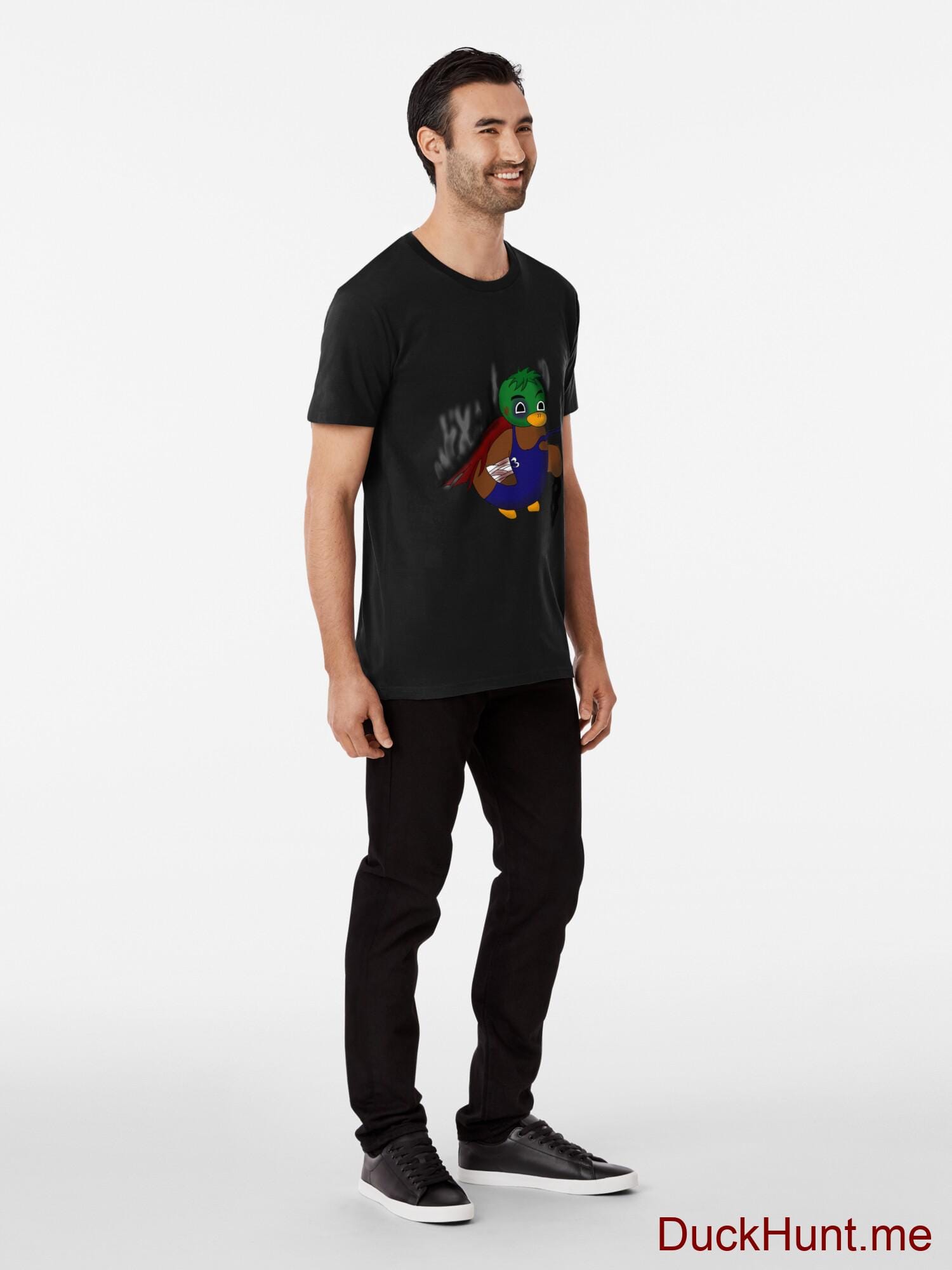 Dead Boss Duck (smoky) Black Premium T-Shirt (Front printed) alternative image 2