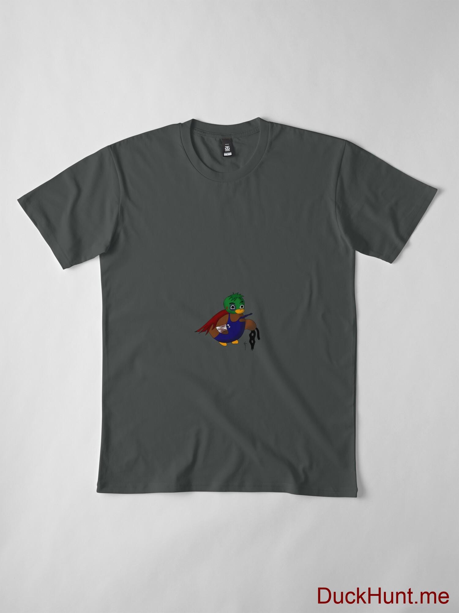 Dead DuckHunt Boss (smokeless) Dark Grey Premium T-Shirt (Front printed) alternative image 3