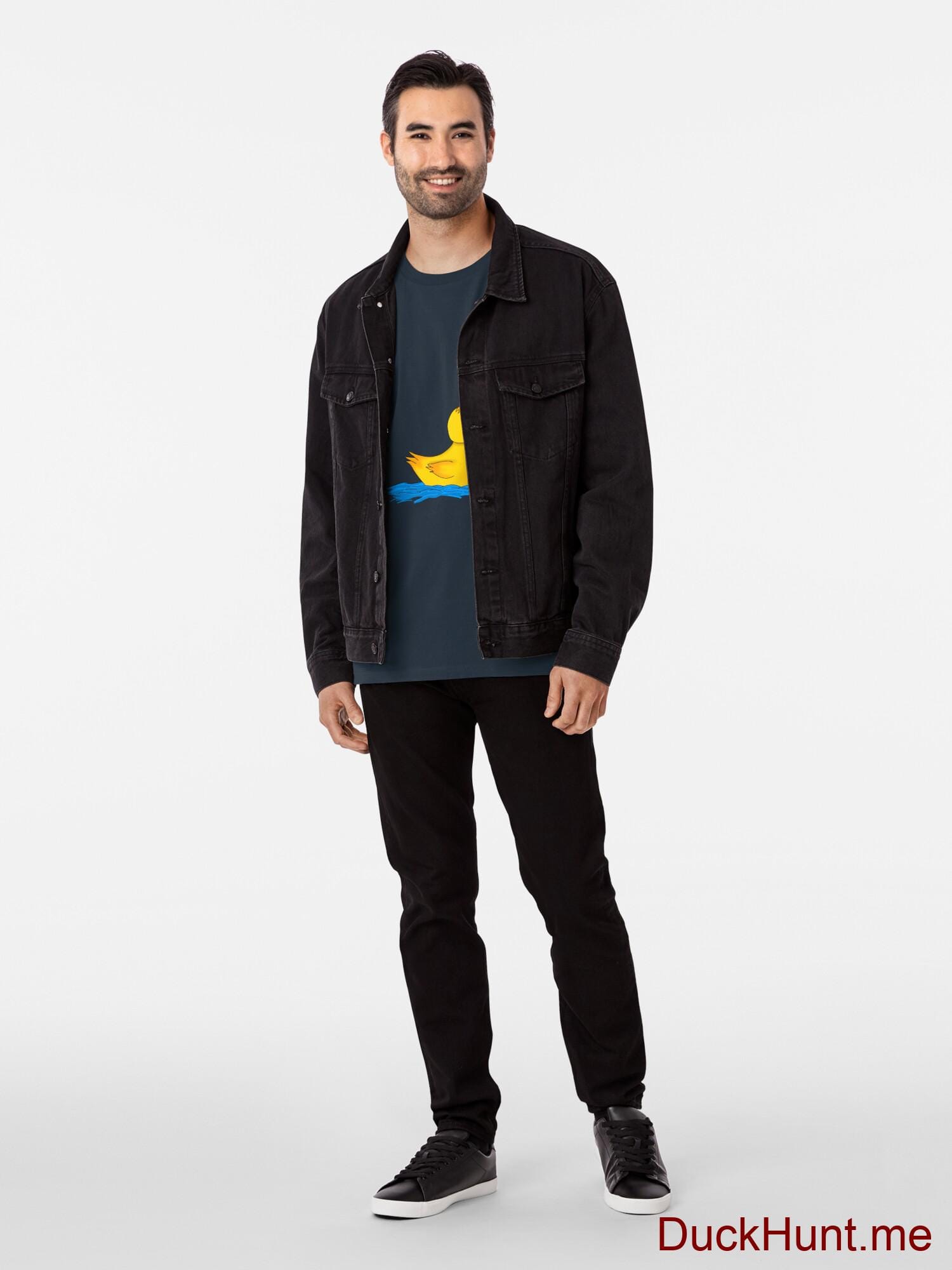 Plastic Duck Navy Premium T-Shirt (Front printed) alternative image 4